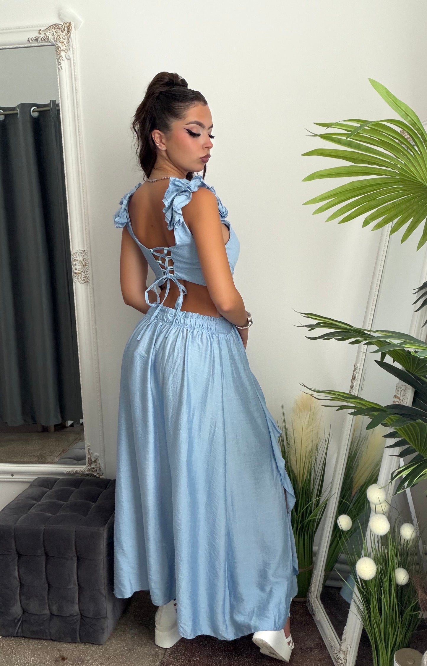 Rochie blue Goddess