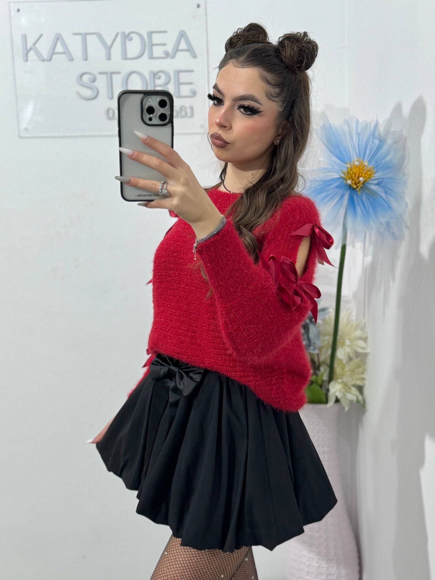 Bluza cu fundite Elsa