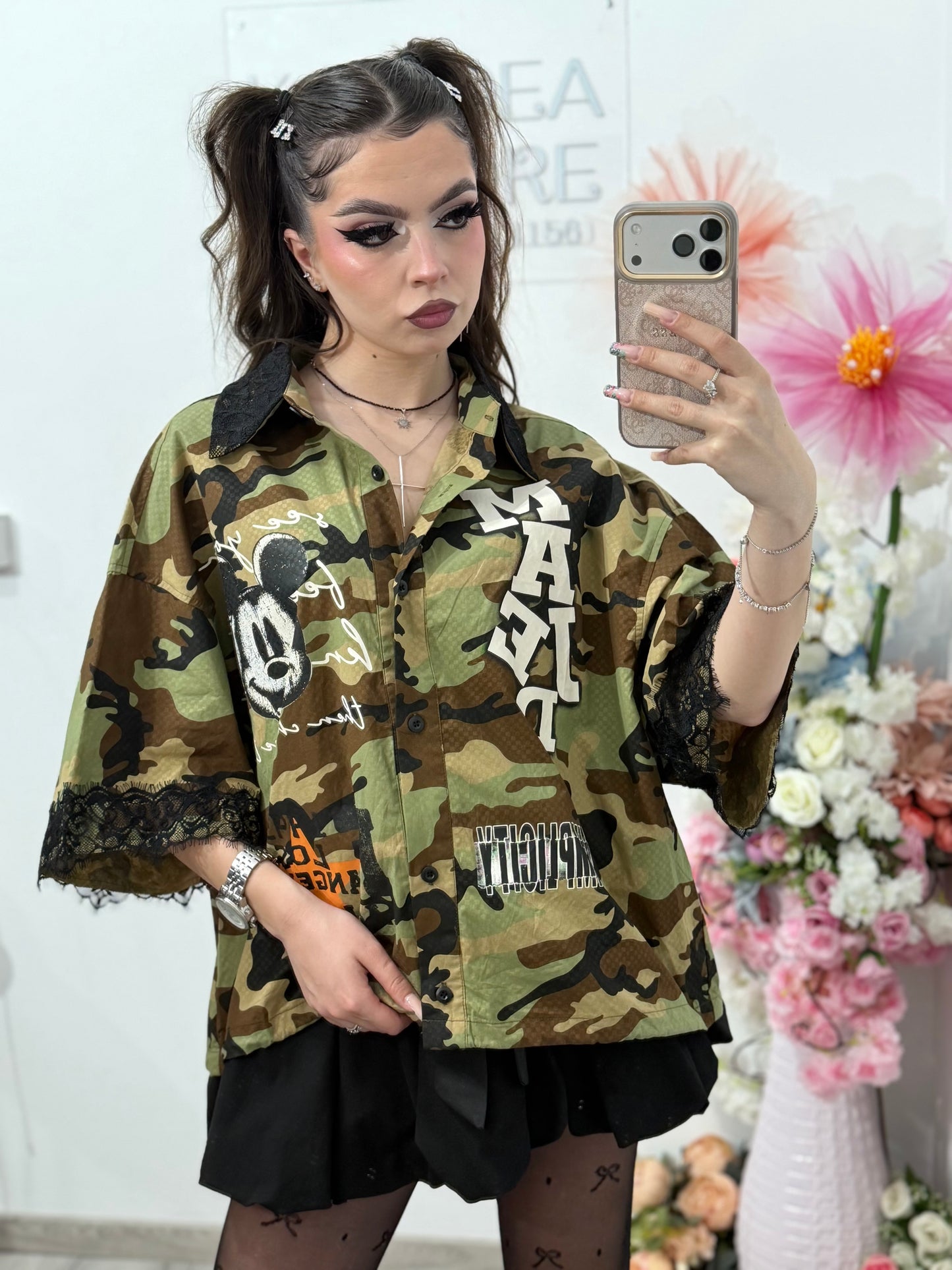 Camasa still army cu inspiratii coreene