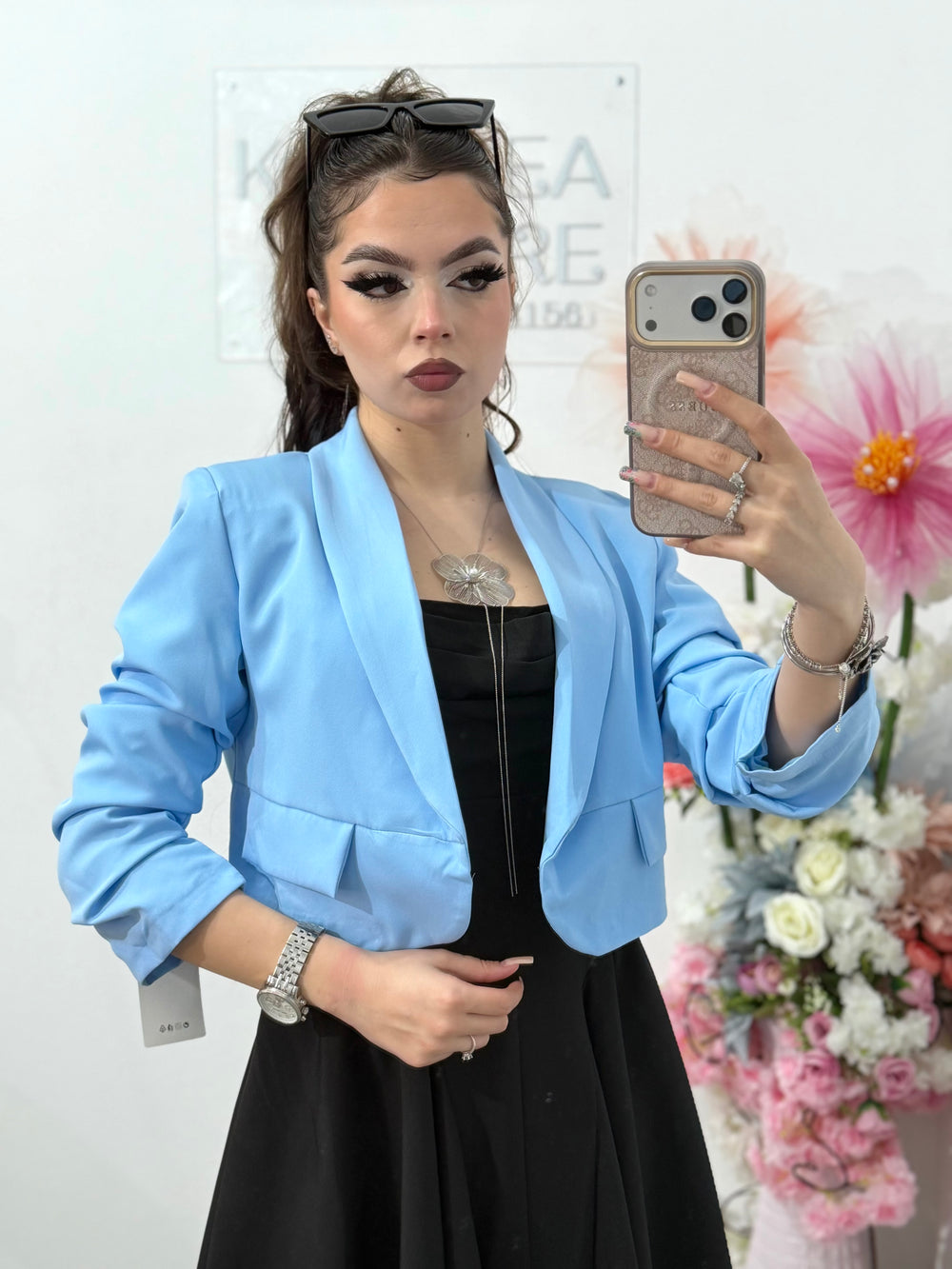 Sacou elegant blue MONIK