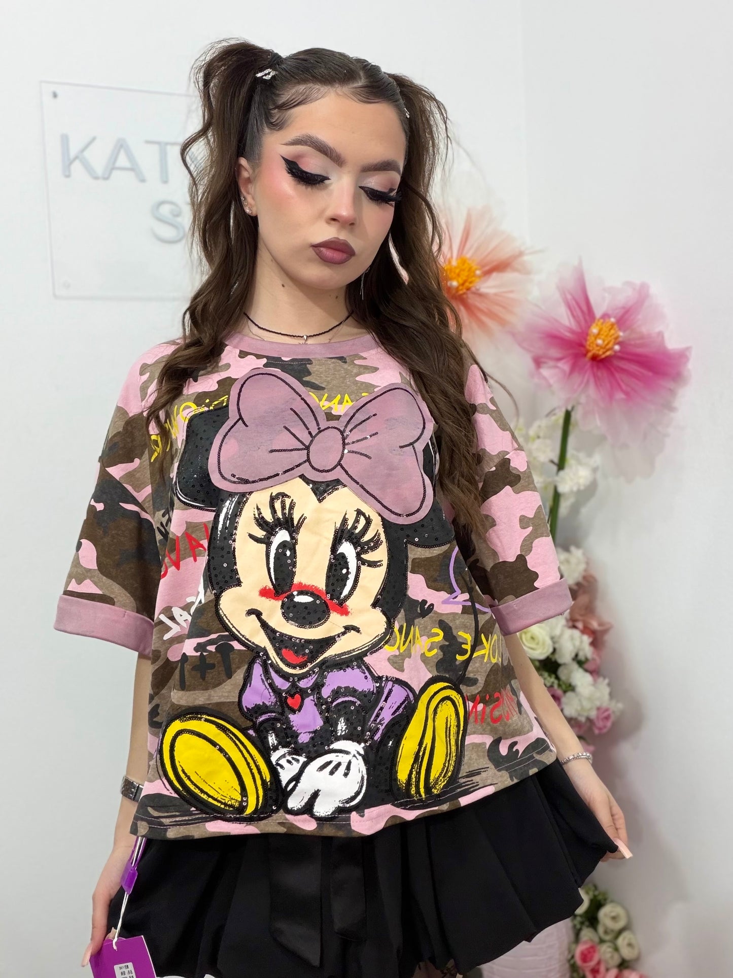 Tricou ARMY MIKY roz
