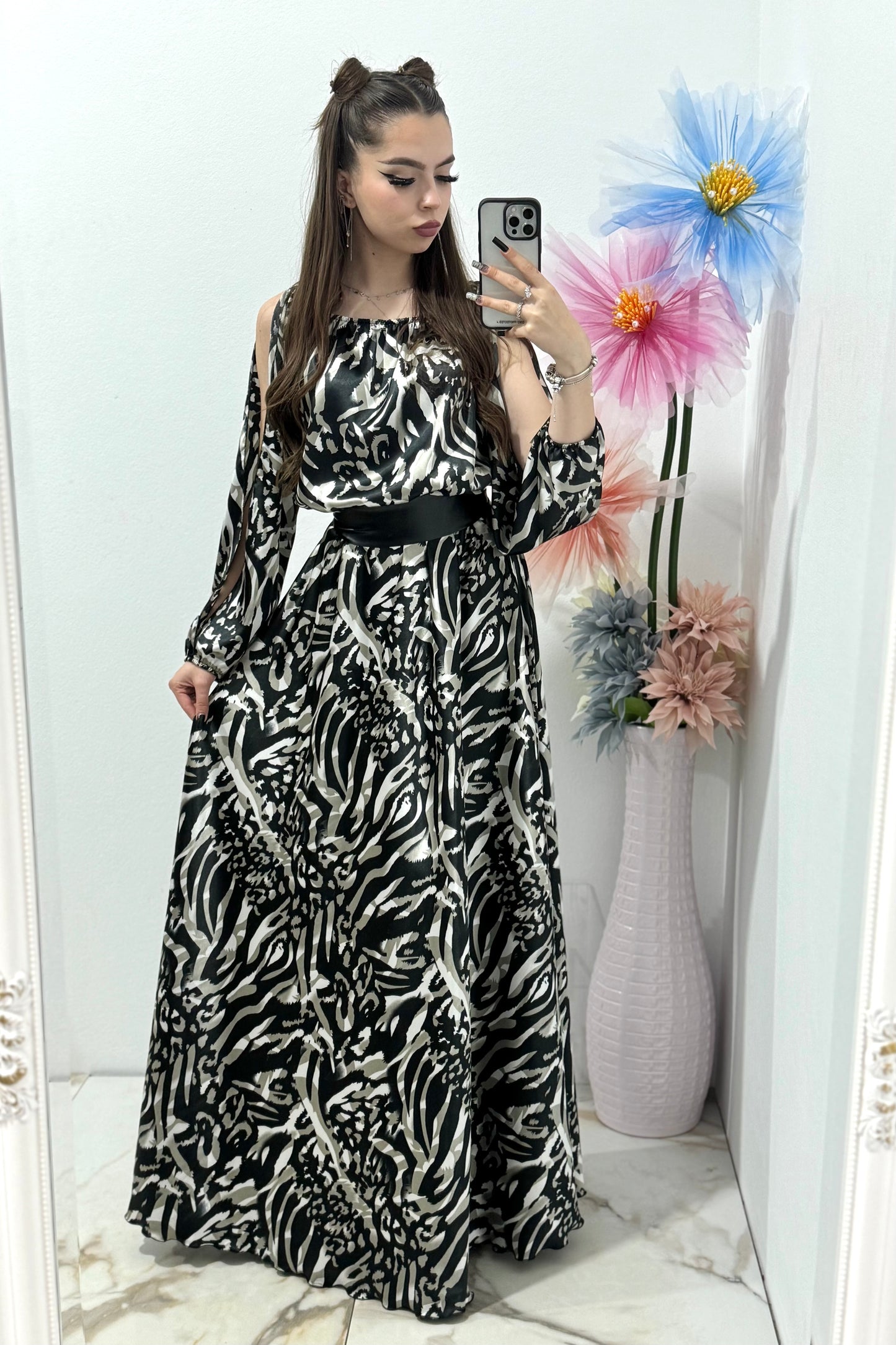 Rochie satin Deea