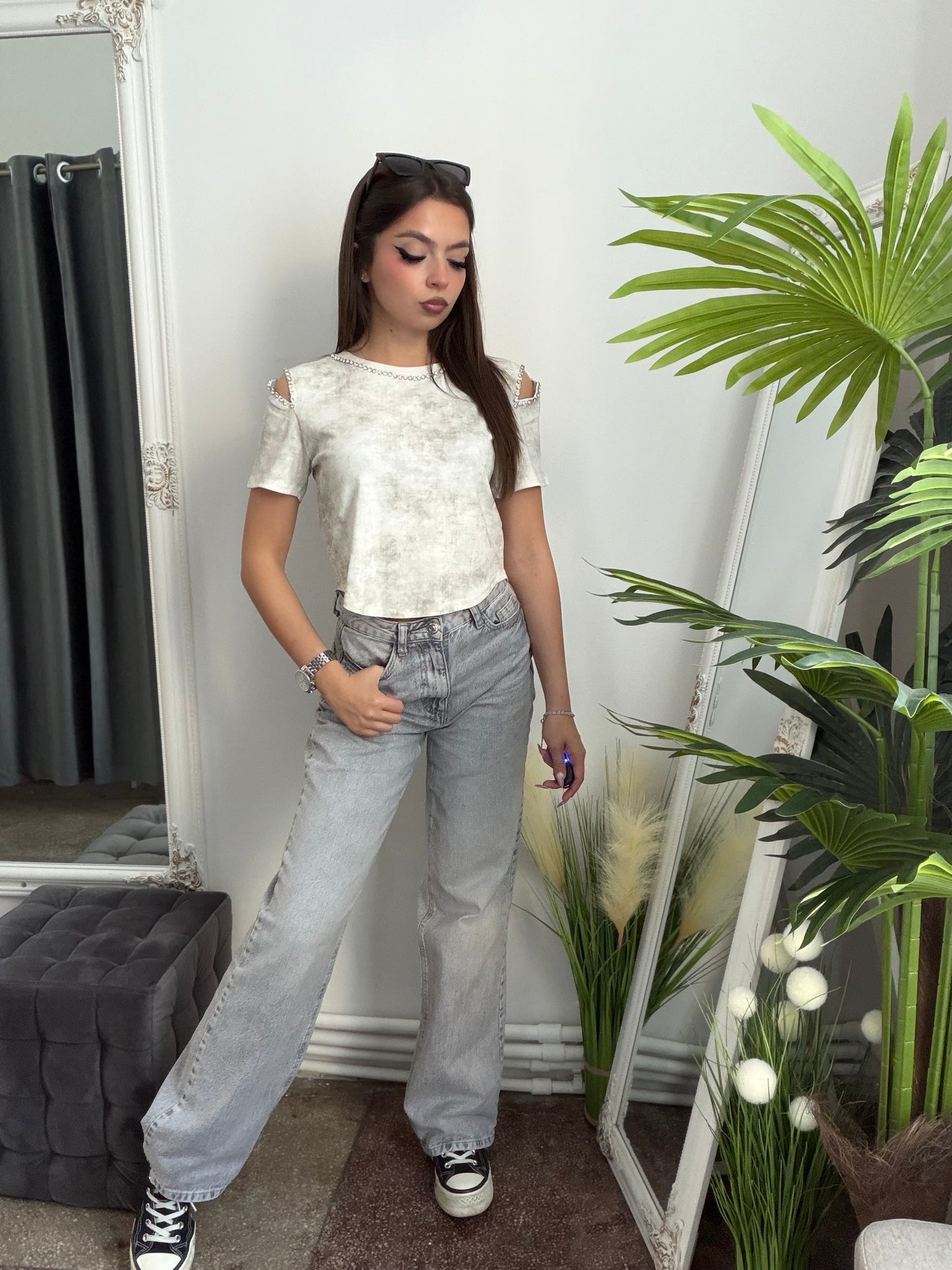 Tricou OANA alb