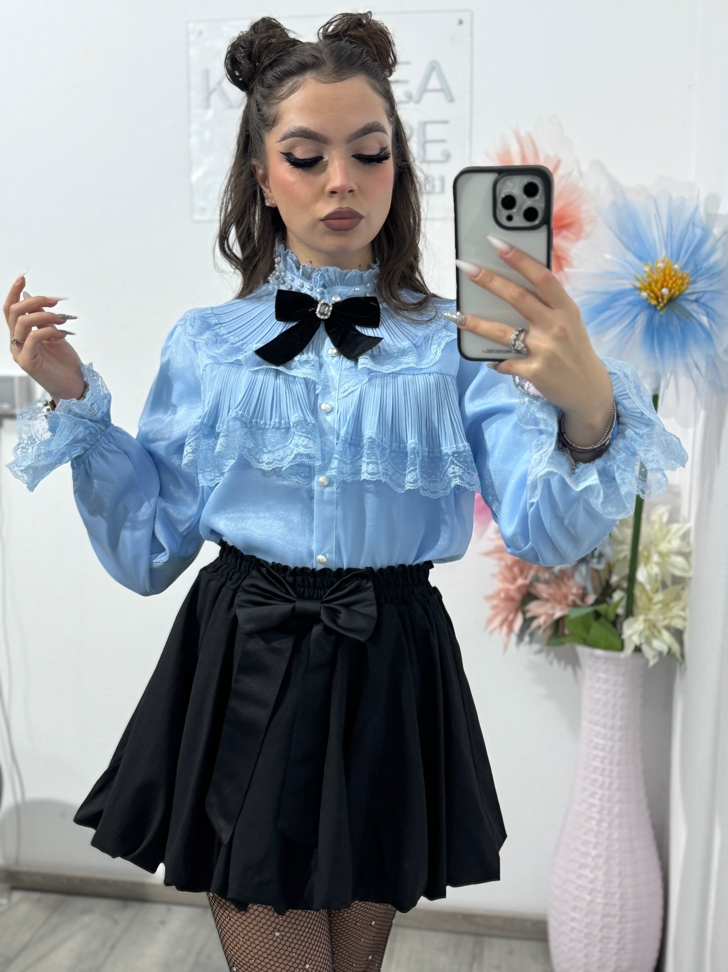 Fustă cu fundiță ANDREEA