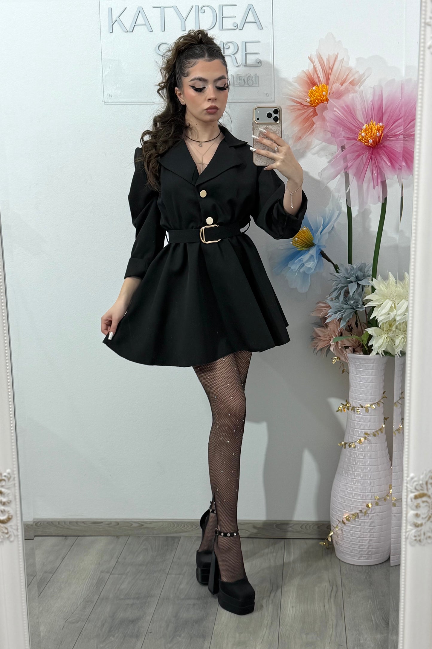Salopetă eleganta neagra RALUKA