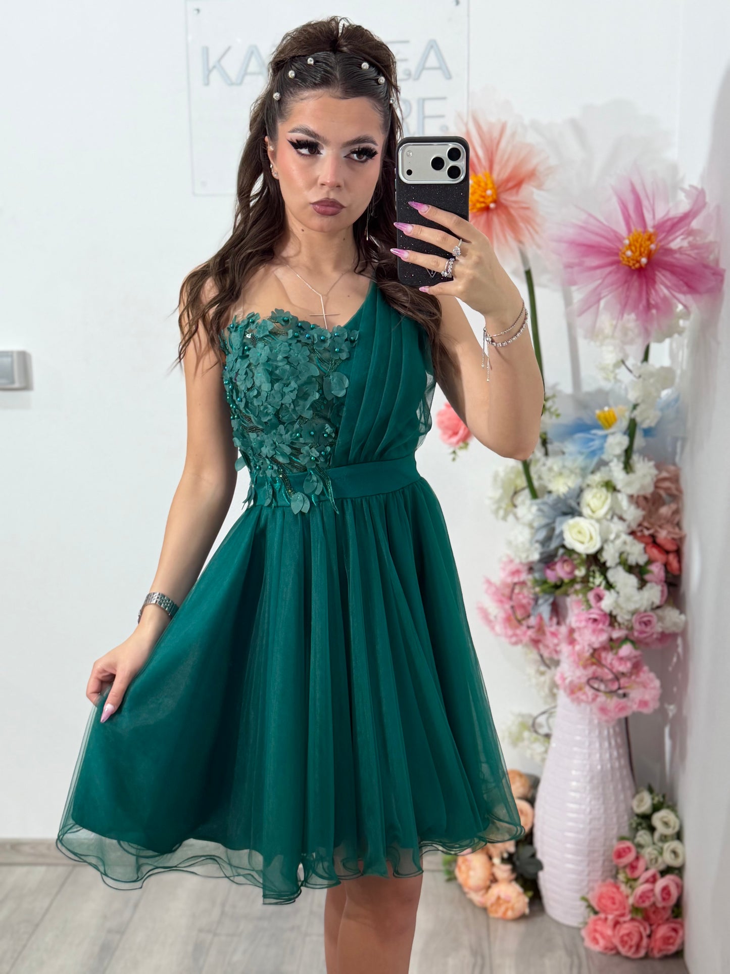 Rochie Anastasia verde