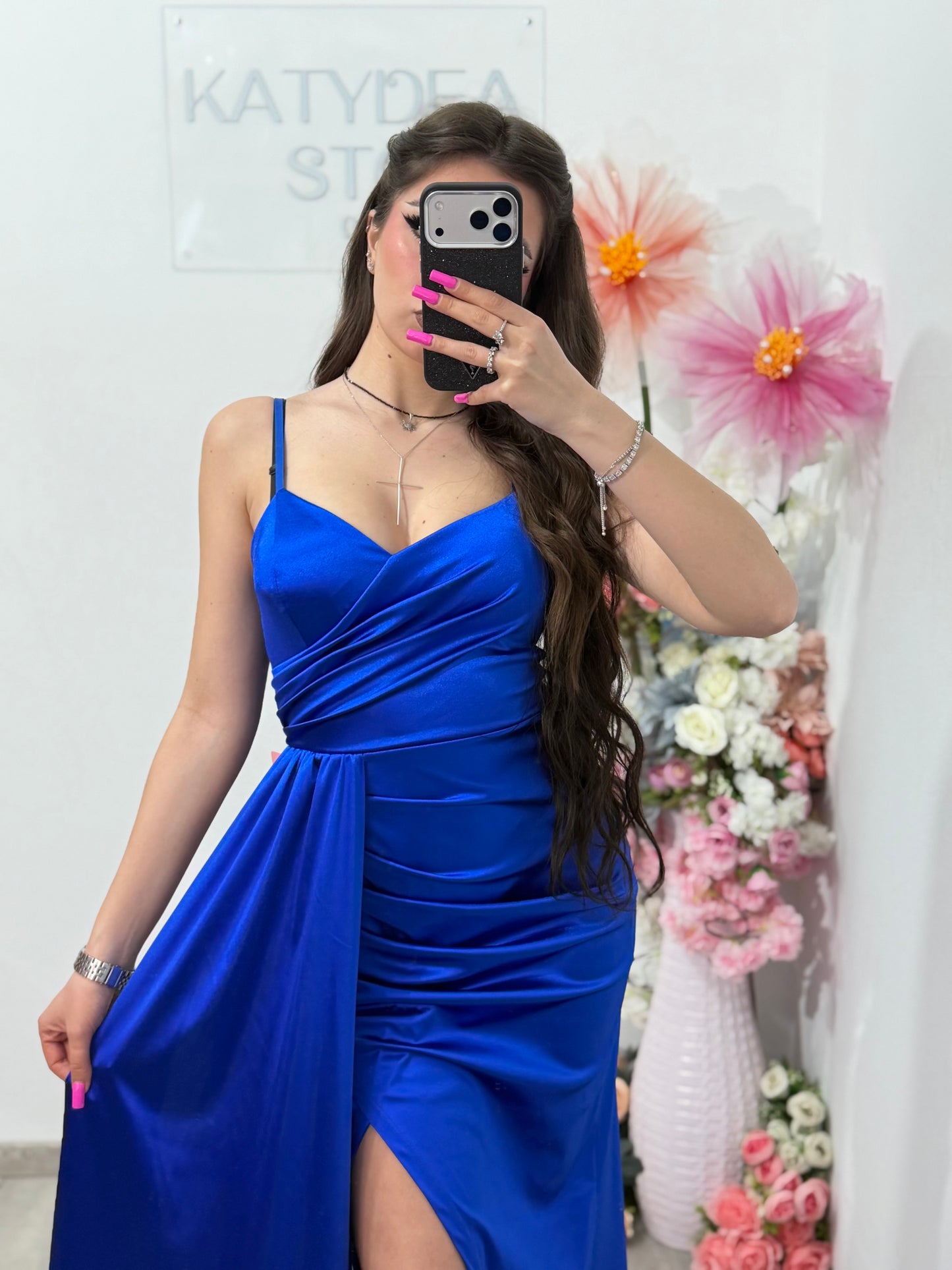 Rochie elegantă albastră Monique