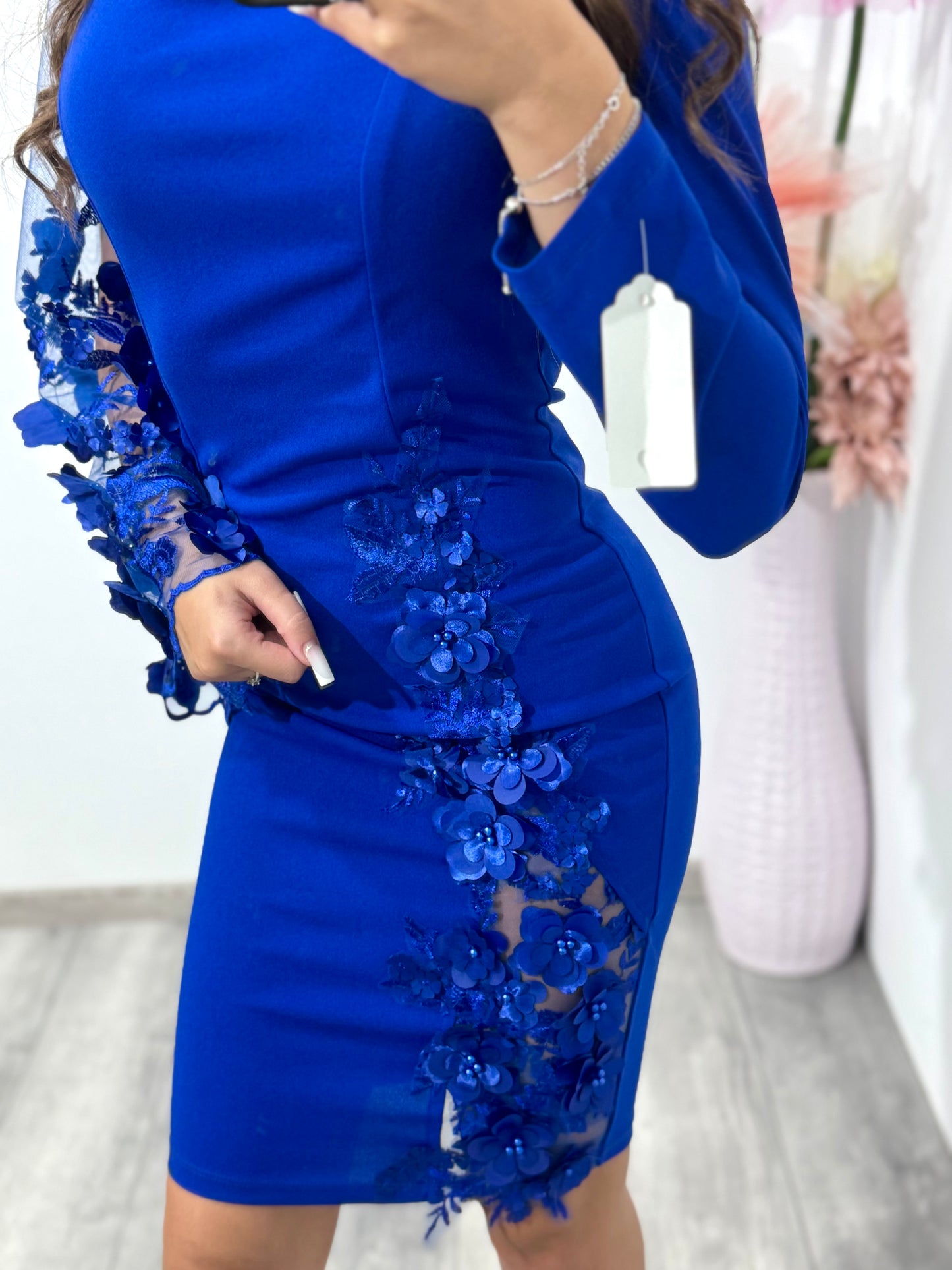 Rochie eleganta albastra Sofia