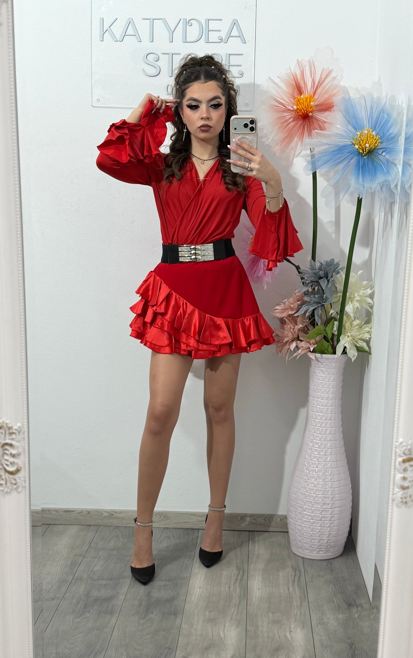 Compleu din 2 piese roșu ANDREW