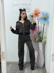 Compleu ANIMAL cu cristale ștanțate