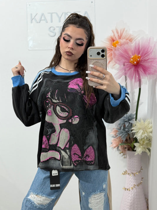 Bluză KOREA STYLE cu fetița MARIA