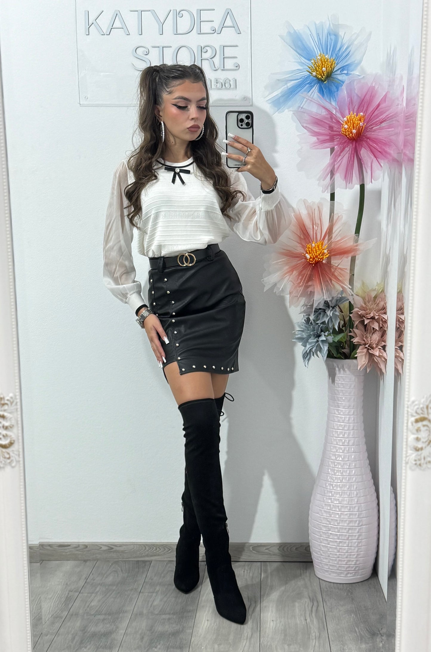 Bluză damă cu fundiță Raluca