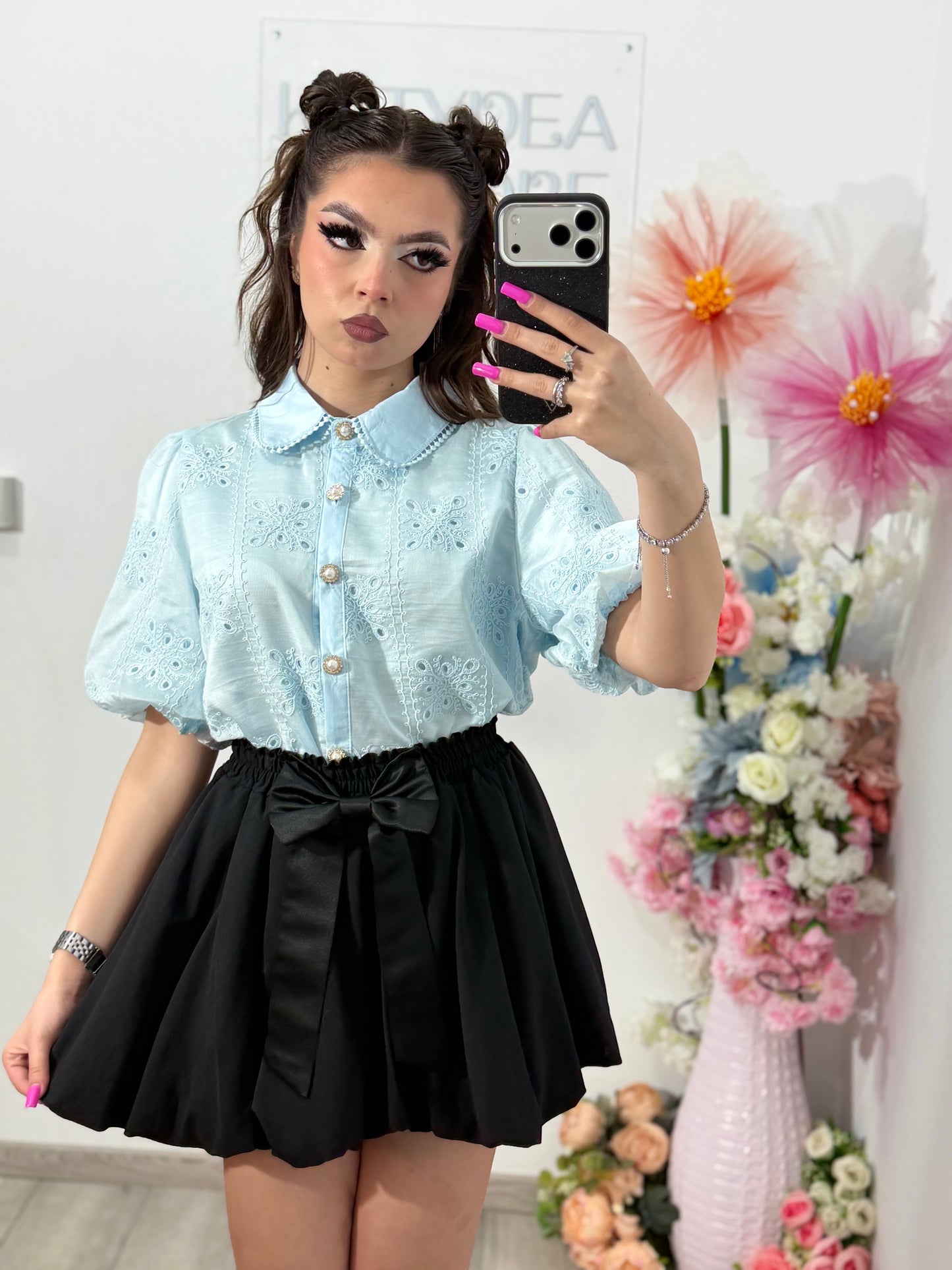 Cămașă elegantă MARA blue