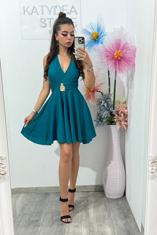 Rochia Lumiere turcoaz