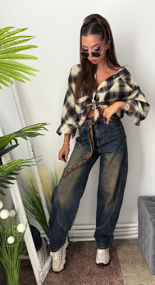Jeans BalloonFit BROWN