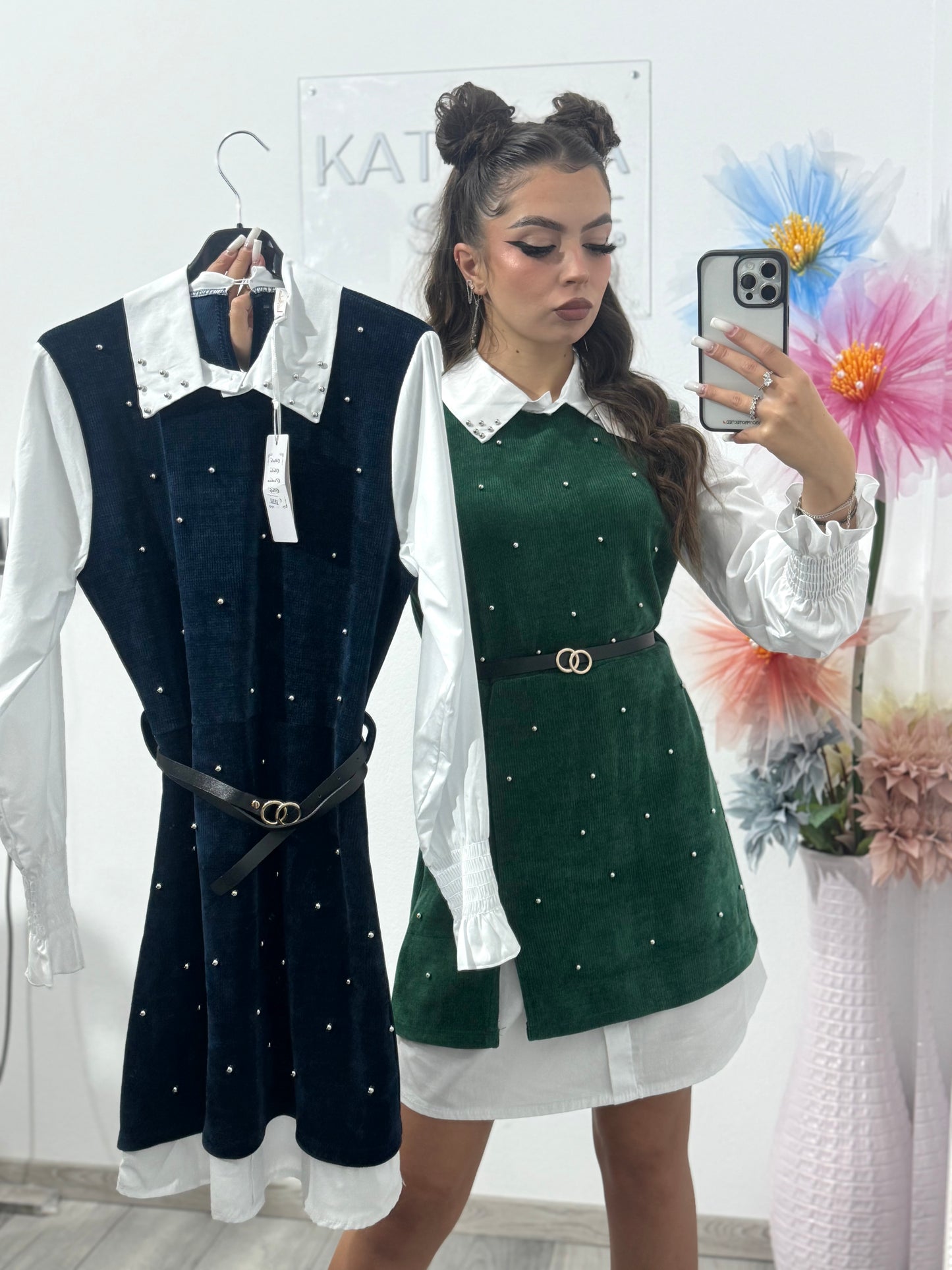 Rochie tip camasa Diandra