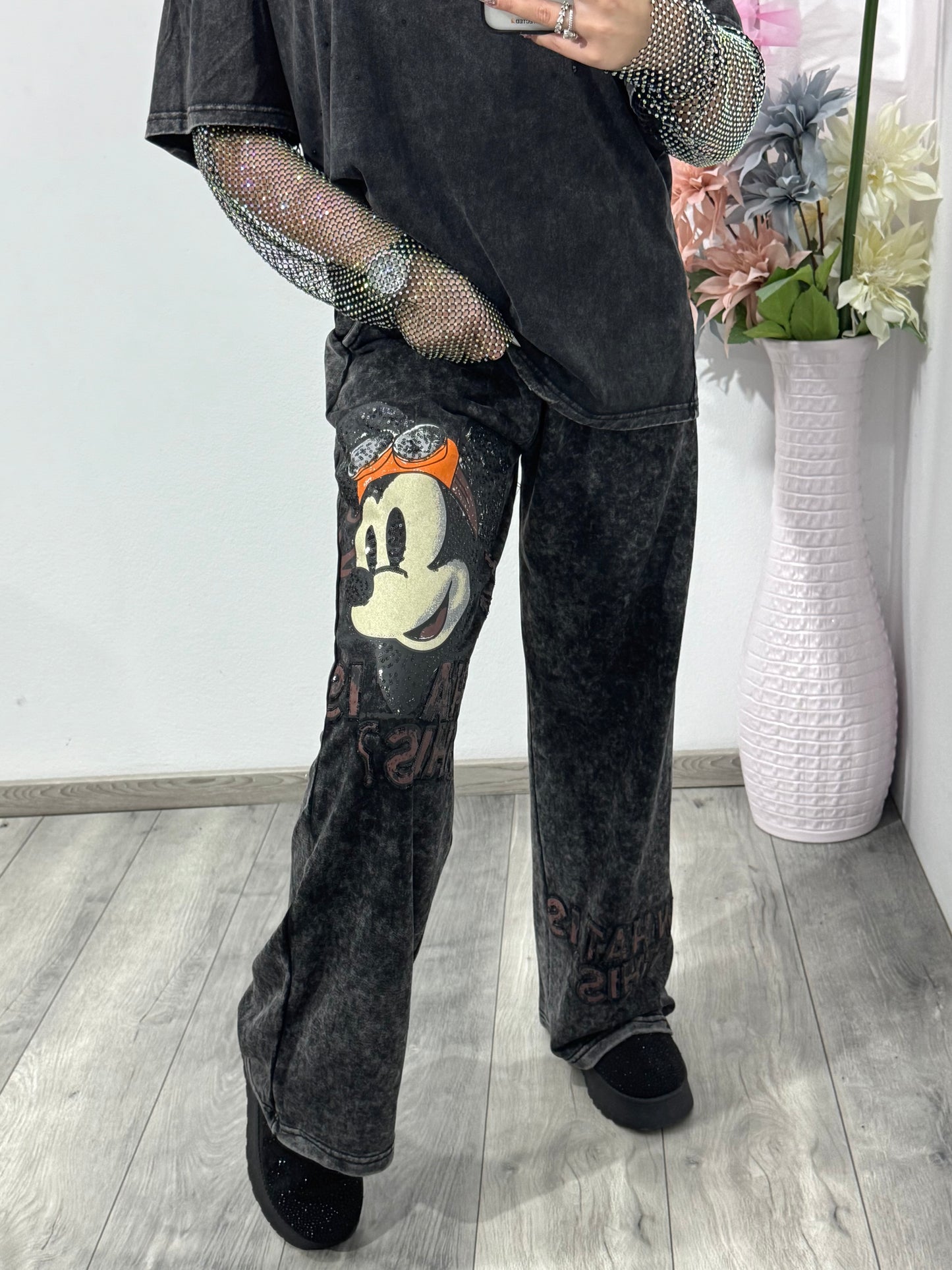 Pantalon evazat KOREA MIKY