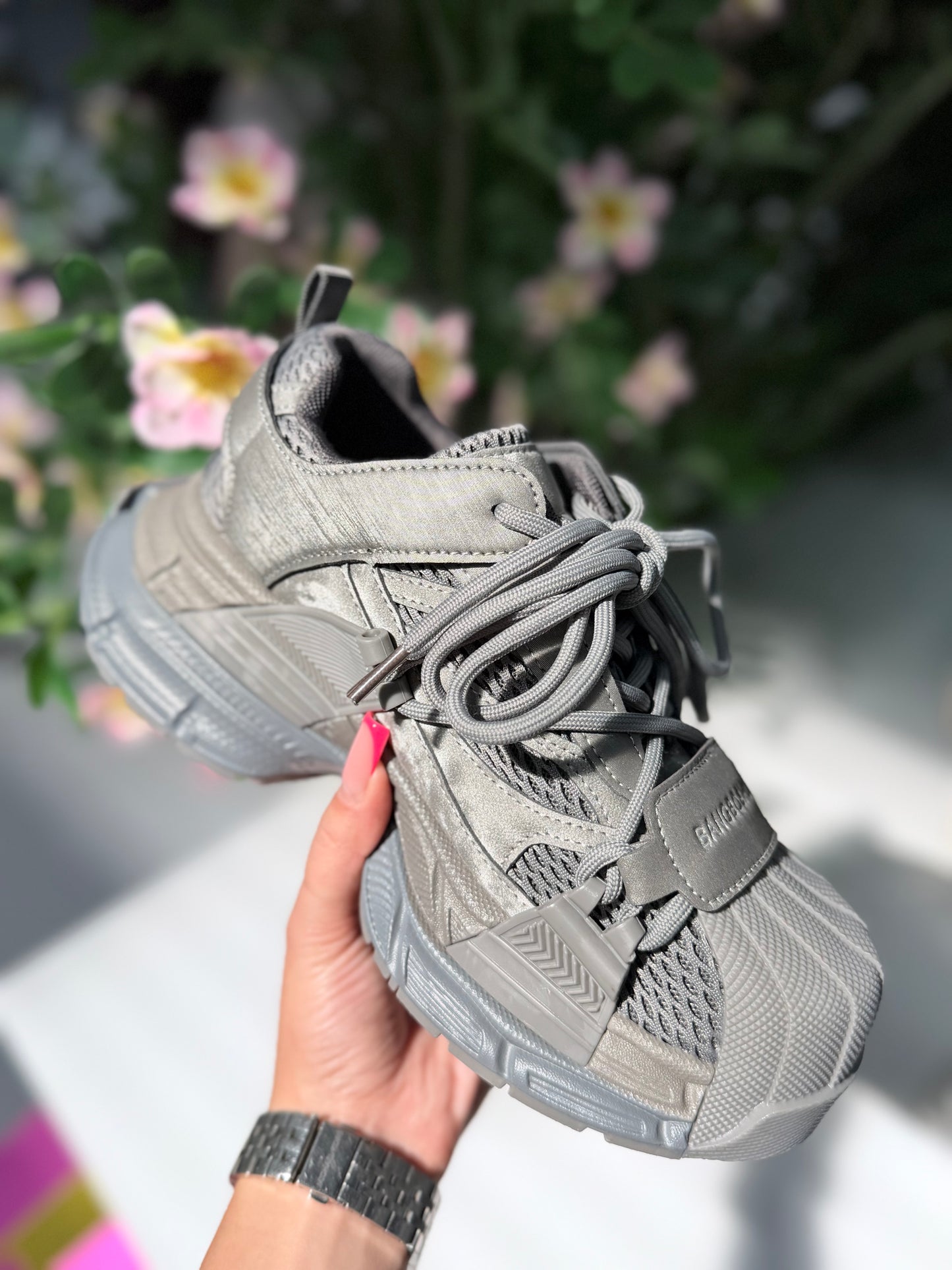 Adidași cu platformă BANGBOSHOW gri