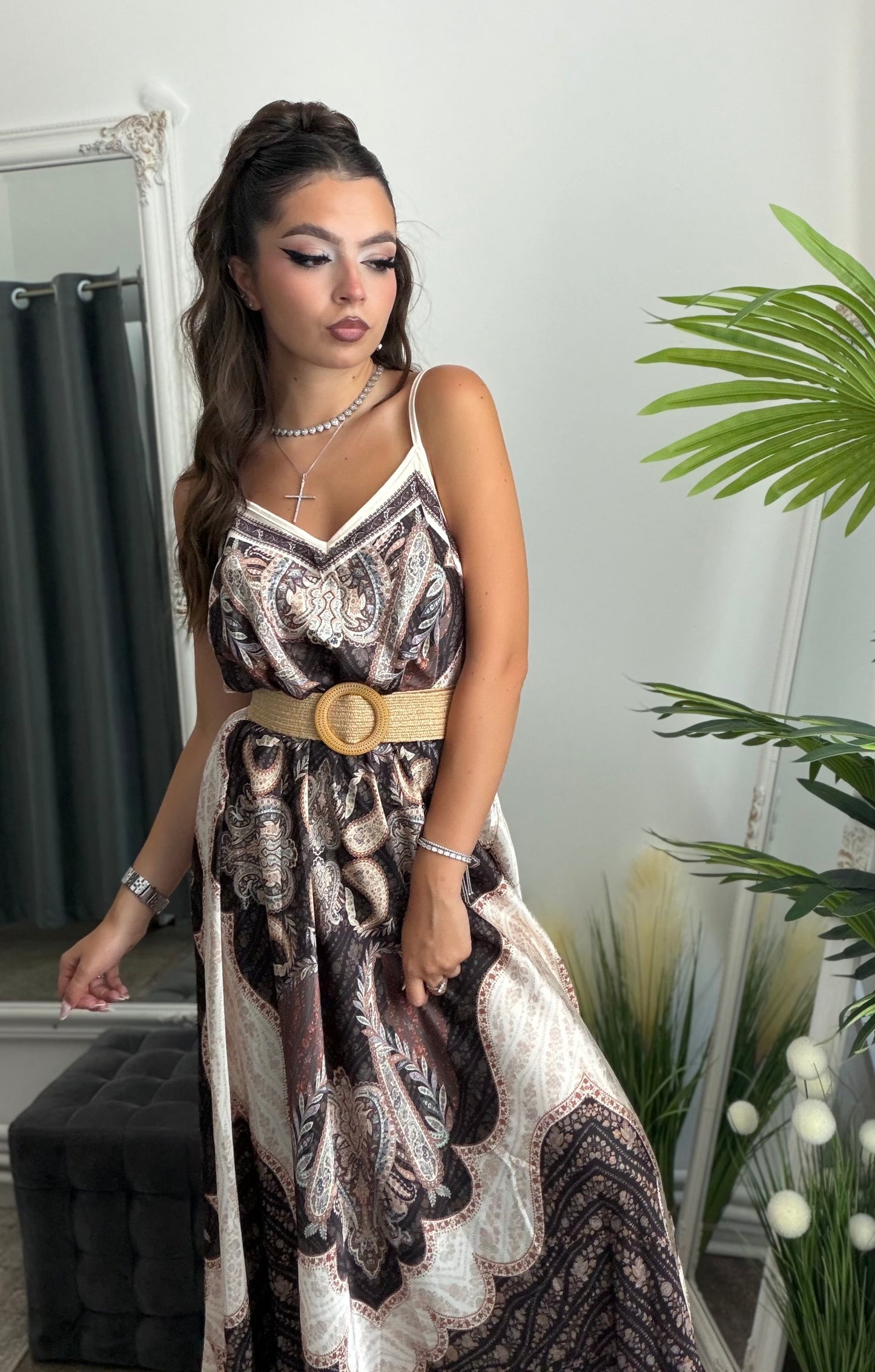 Rochie GREECE maro