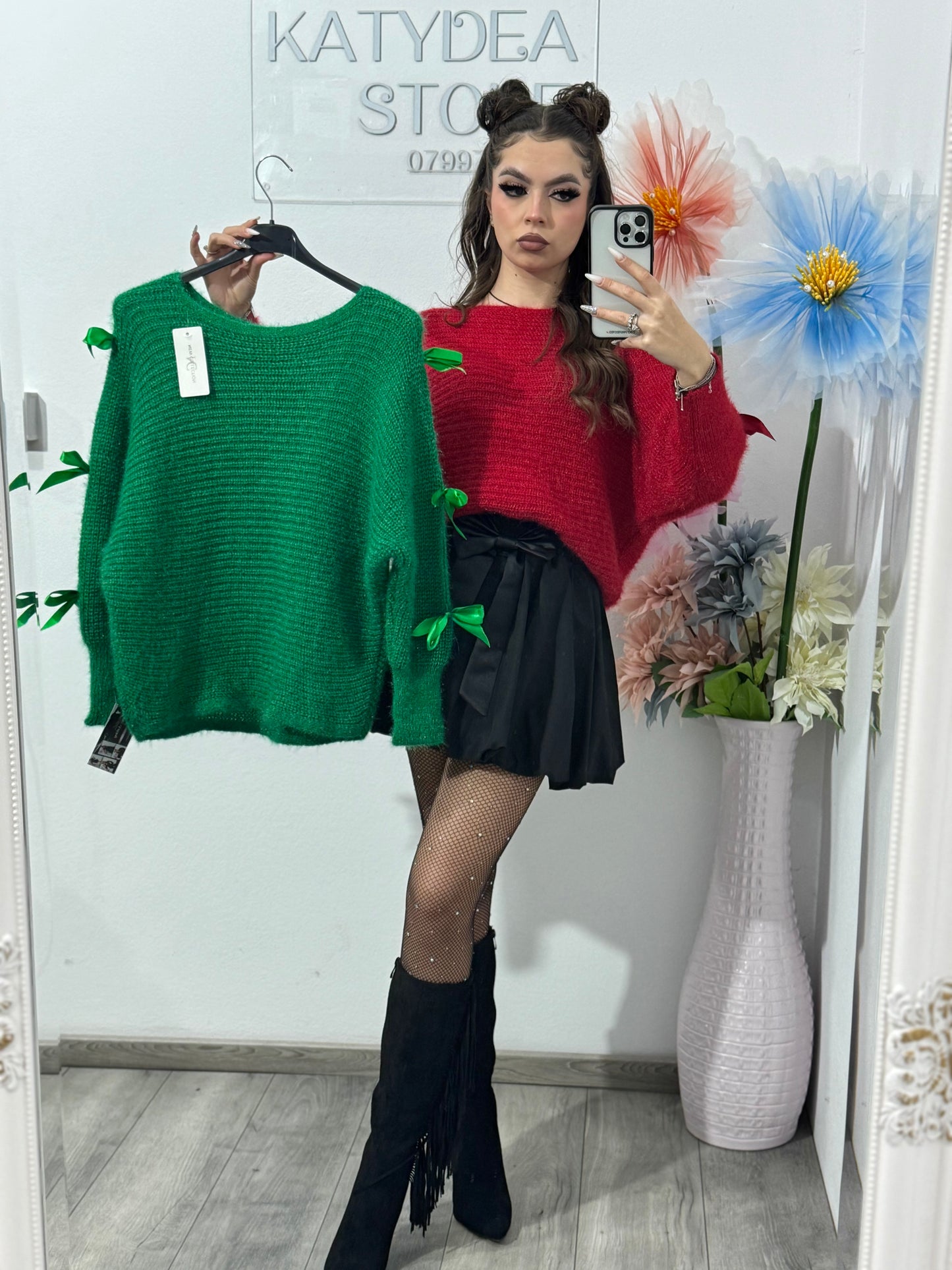 Bluza cu fundite Elsa