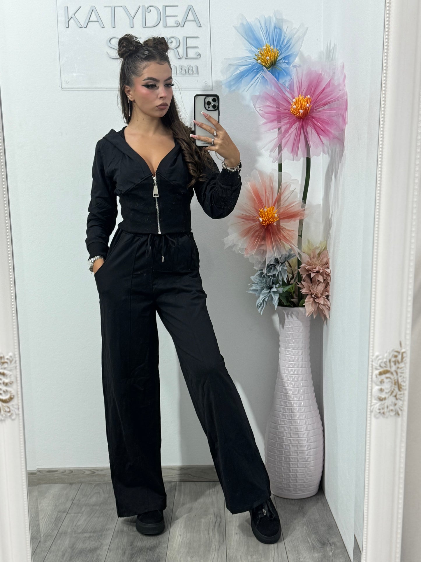 Compleu damă negru Anna