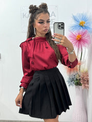 Fustă plisată neagră Sonia