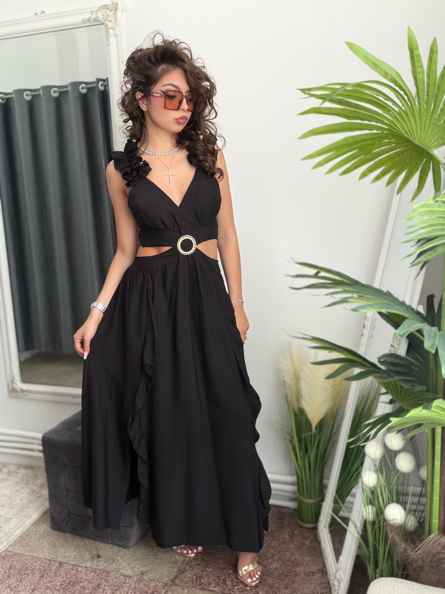 Rochie neagra Goddess