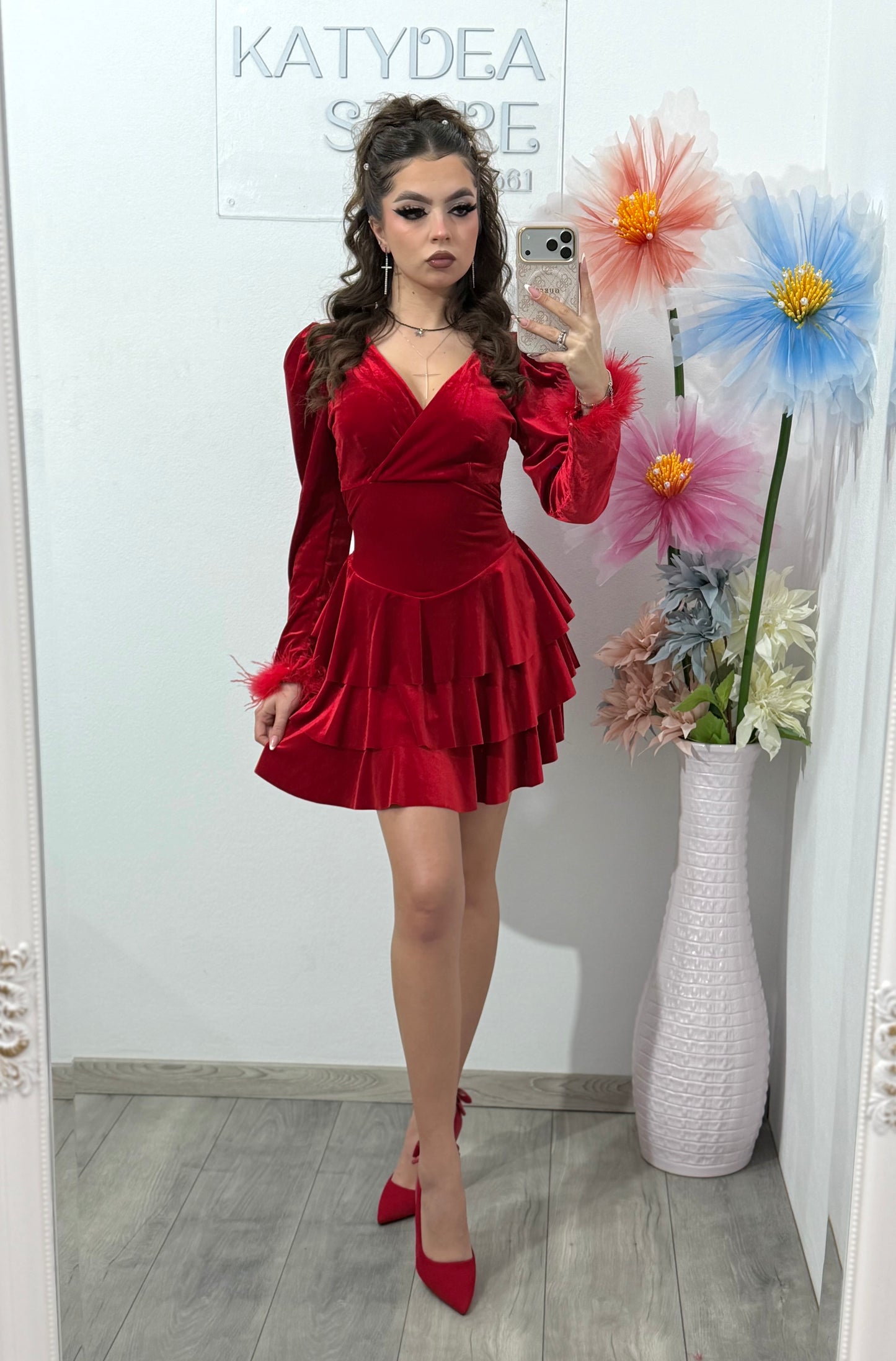 Rochie din catifea LORELAI