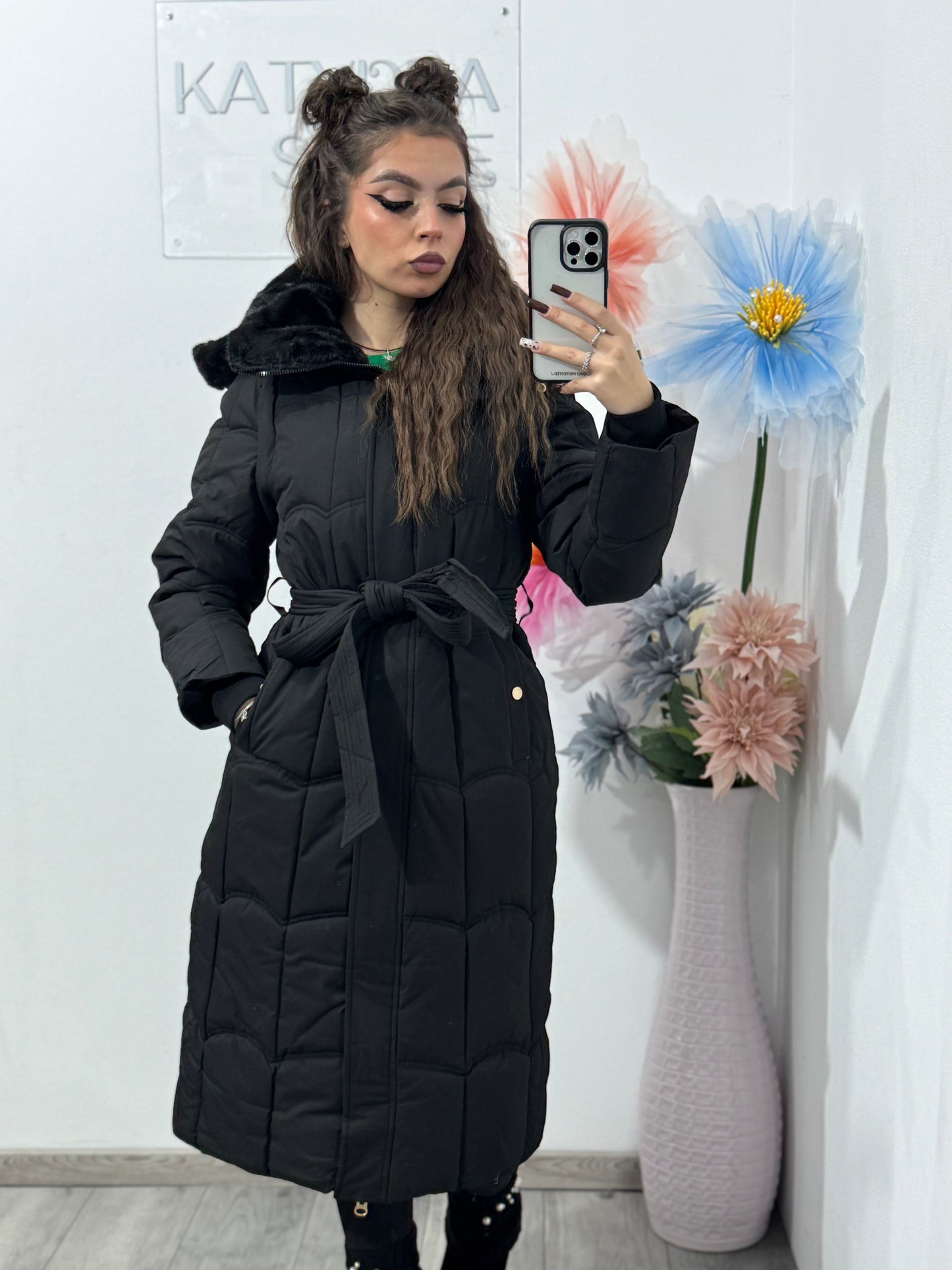 Geacă lungă cu mânecă detașabilă LORA