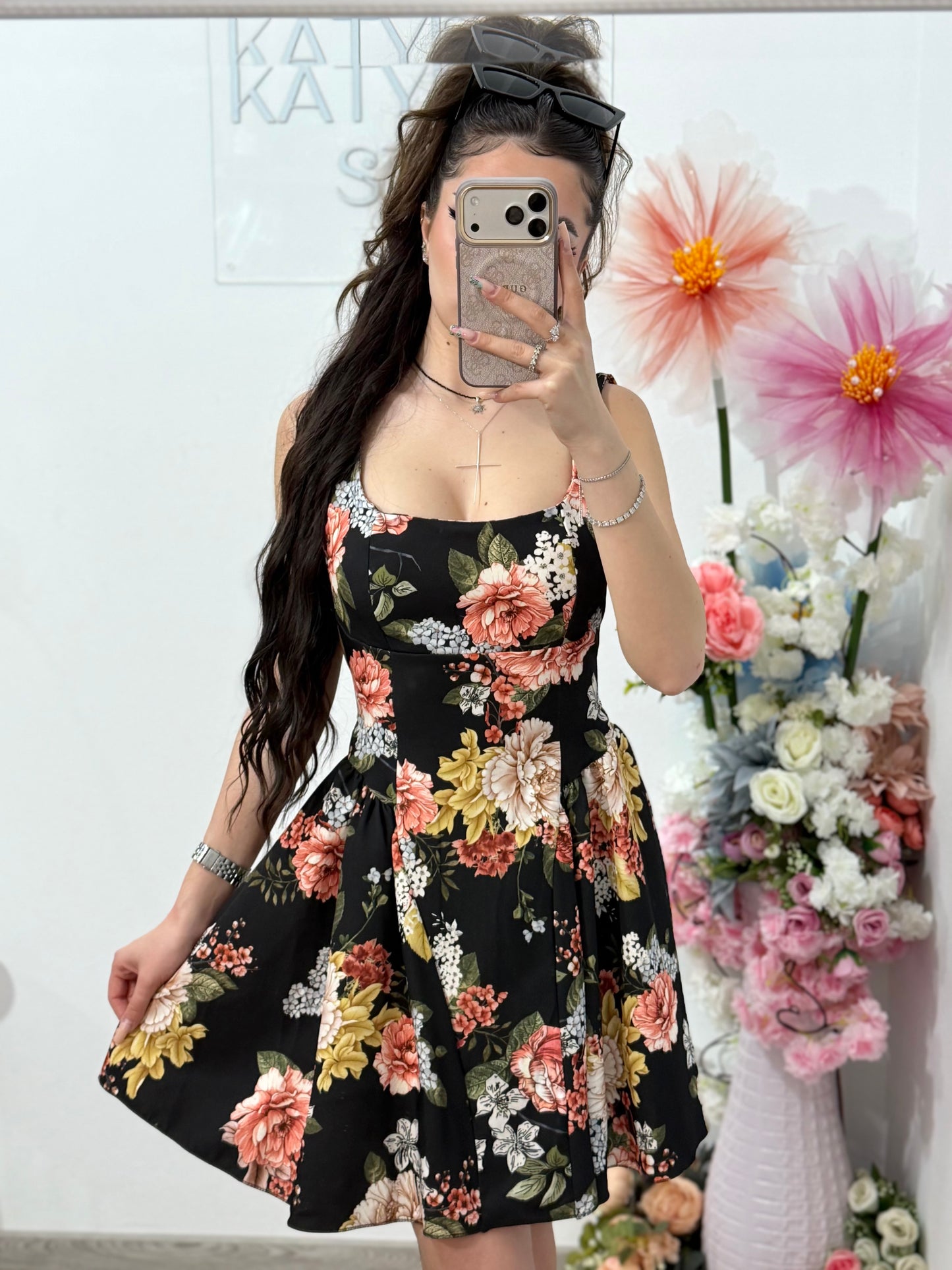 Rochie cu imprimeu floral VANESSA