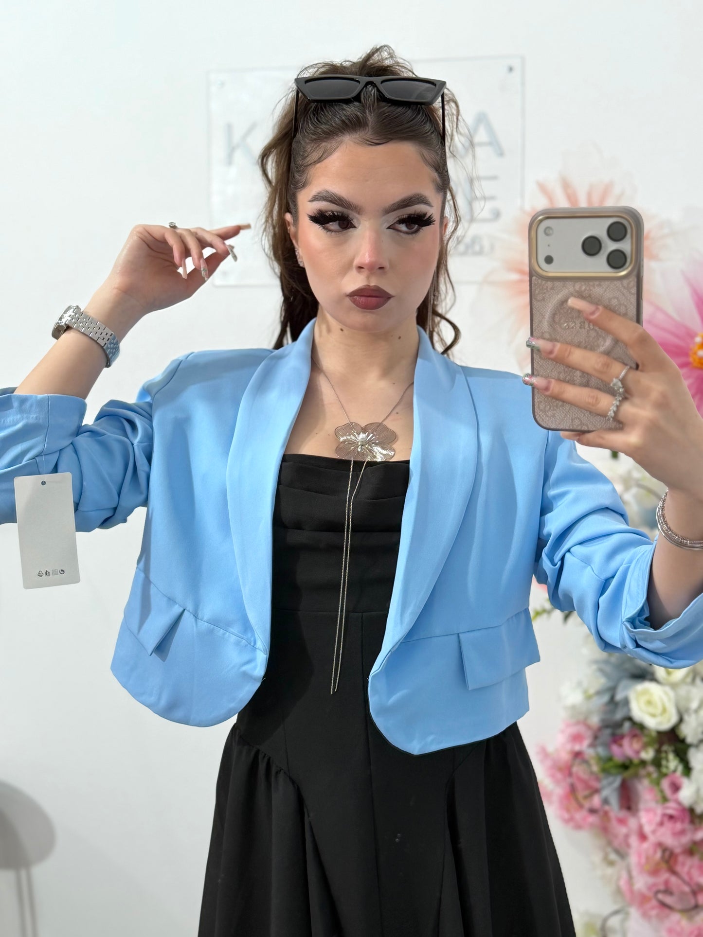 Sacou elegant blue MONIK