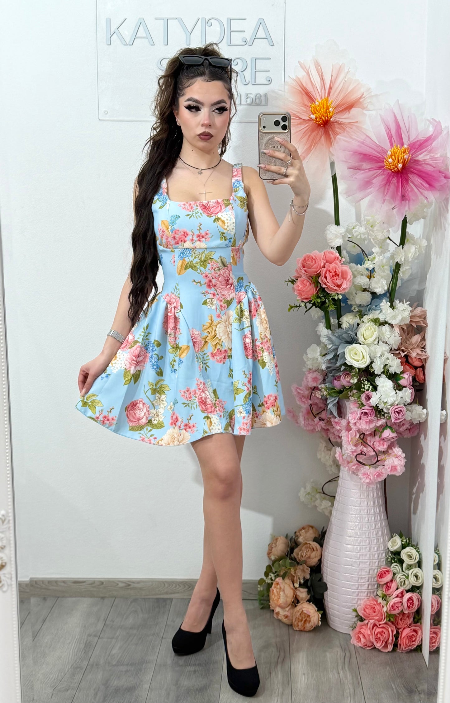 Rochie cu imprimeu floral VANESSA
