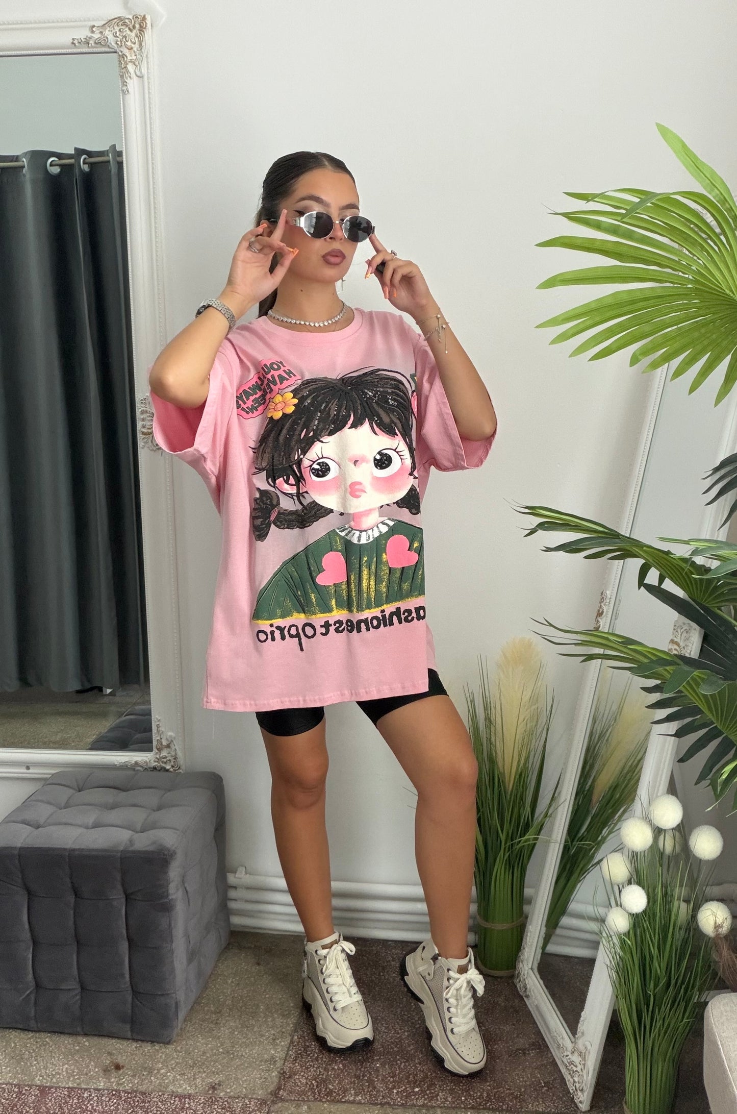 Tricou roz LOLYPOP
