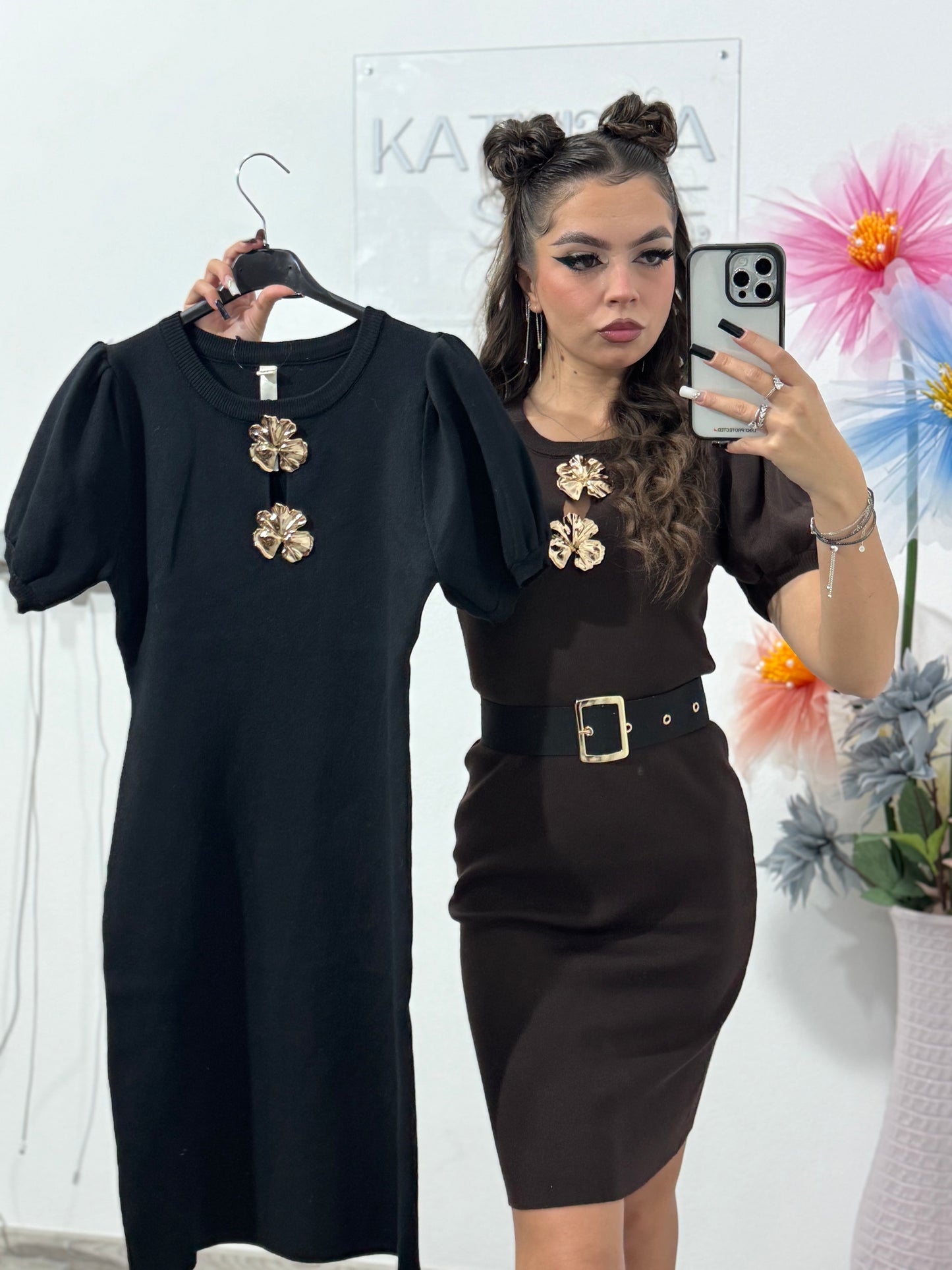 Rochie din tricot Flower