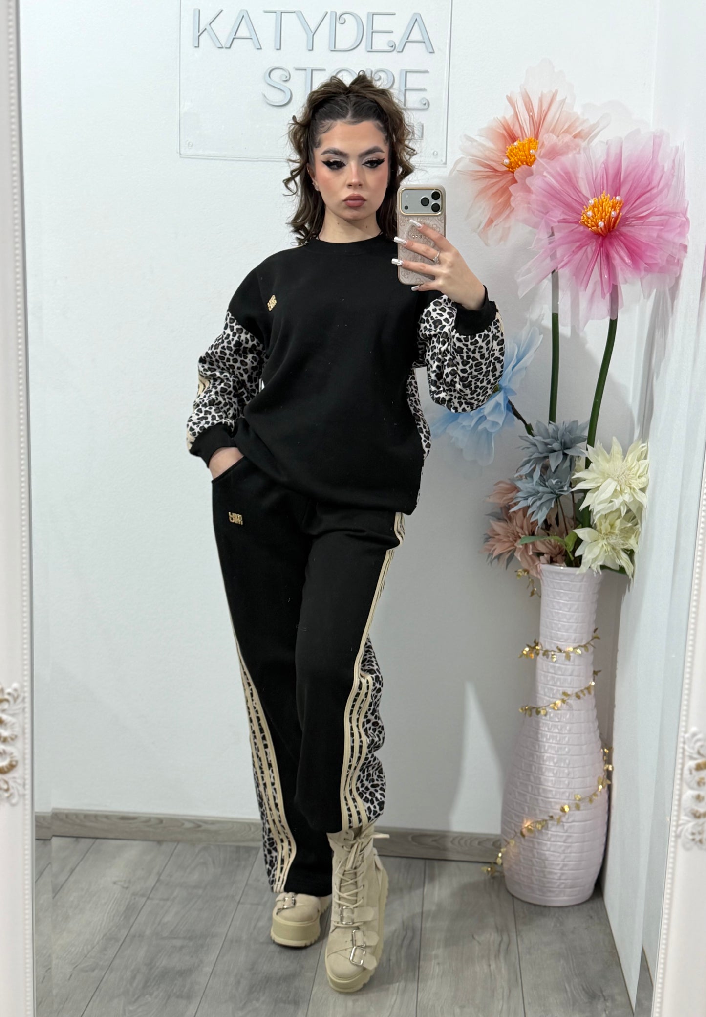 Compleu format din 2 piese ANIMALPRINT DELIA