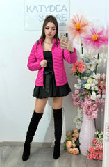 Geaca fucsia de primavara