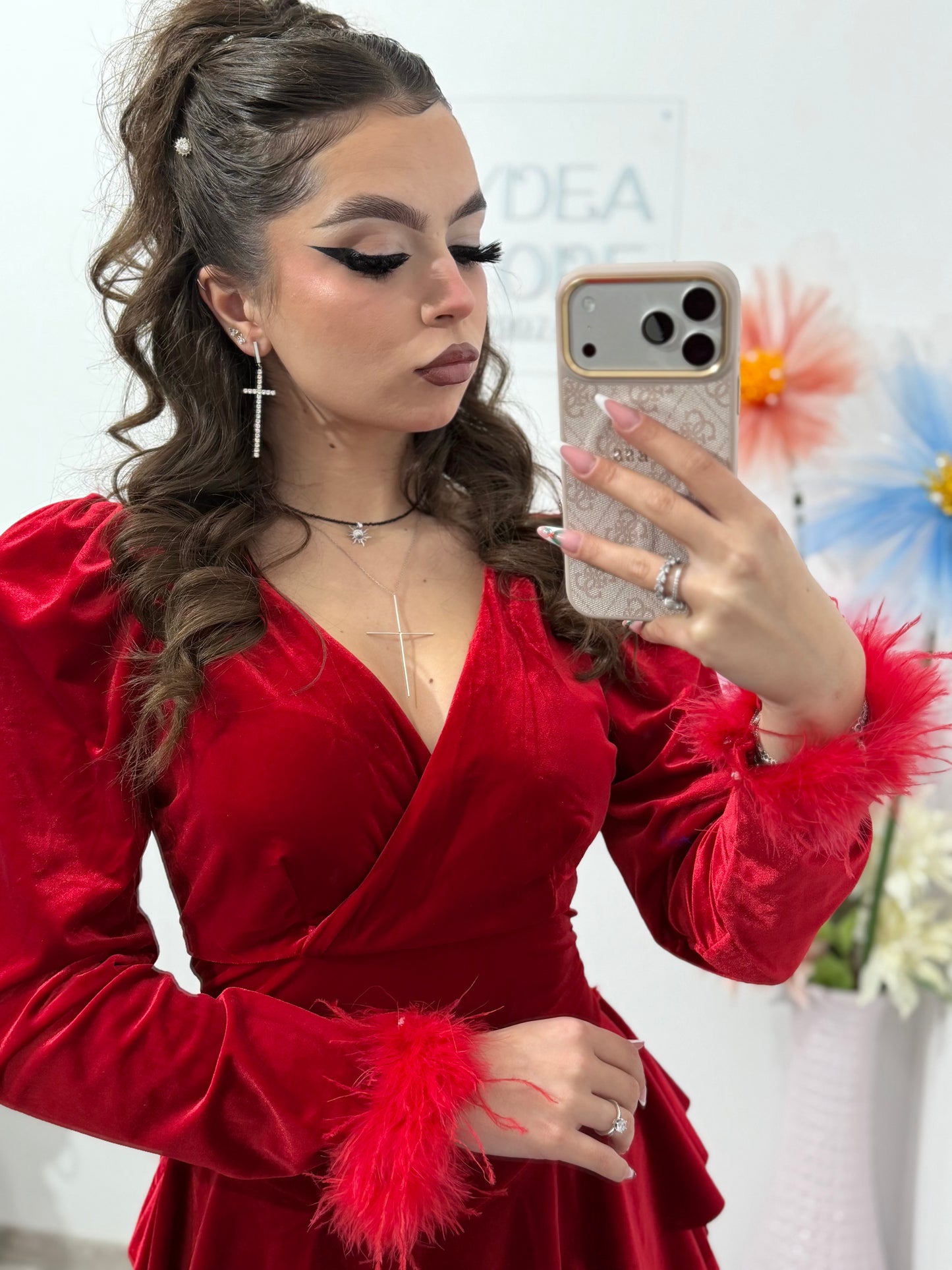 Rochie din catifea LORELAI