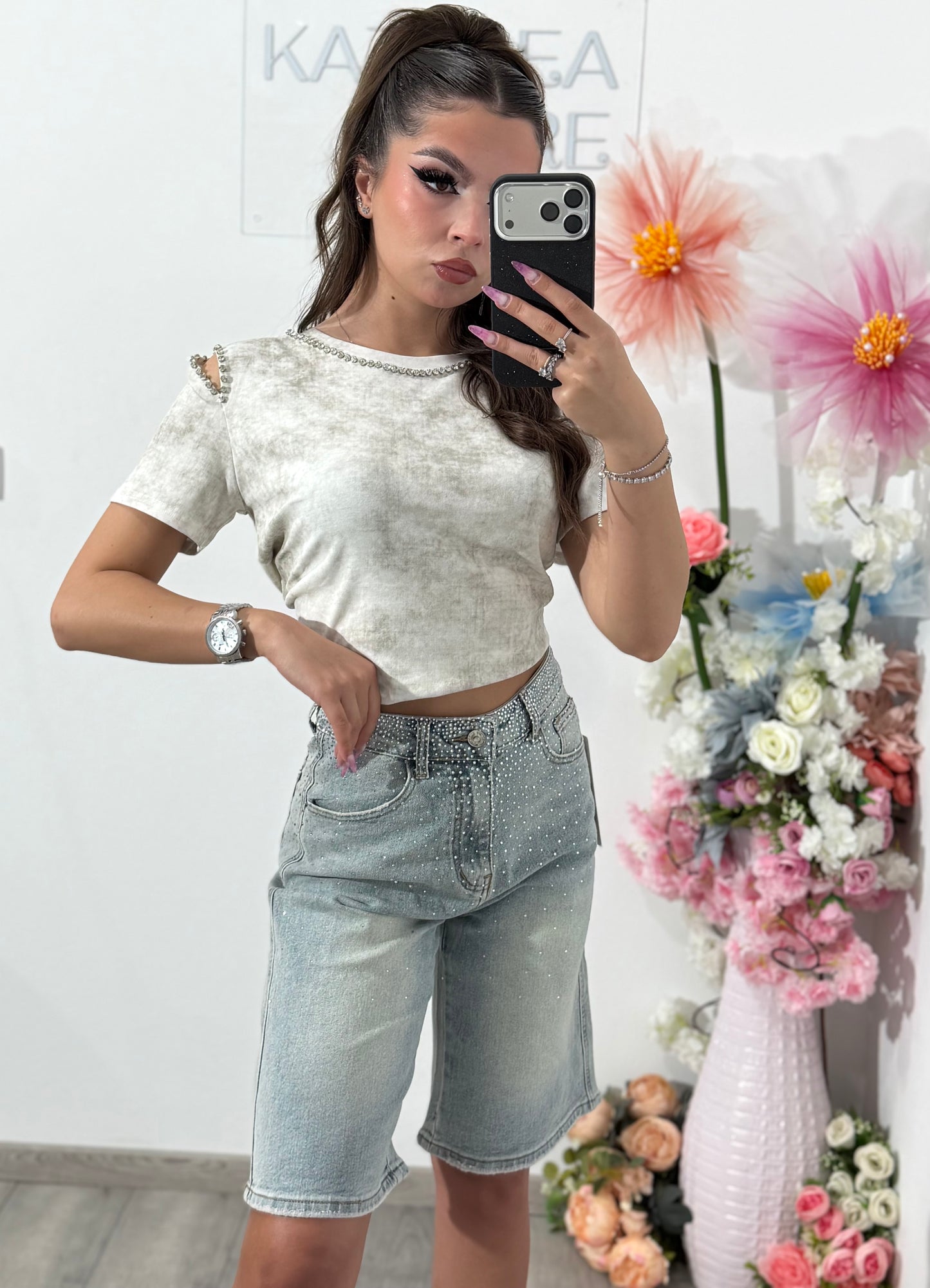 Pantaloni tip bermude GRACE