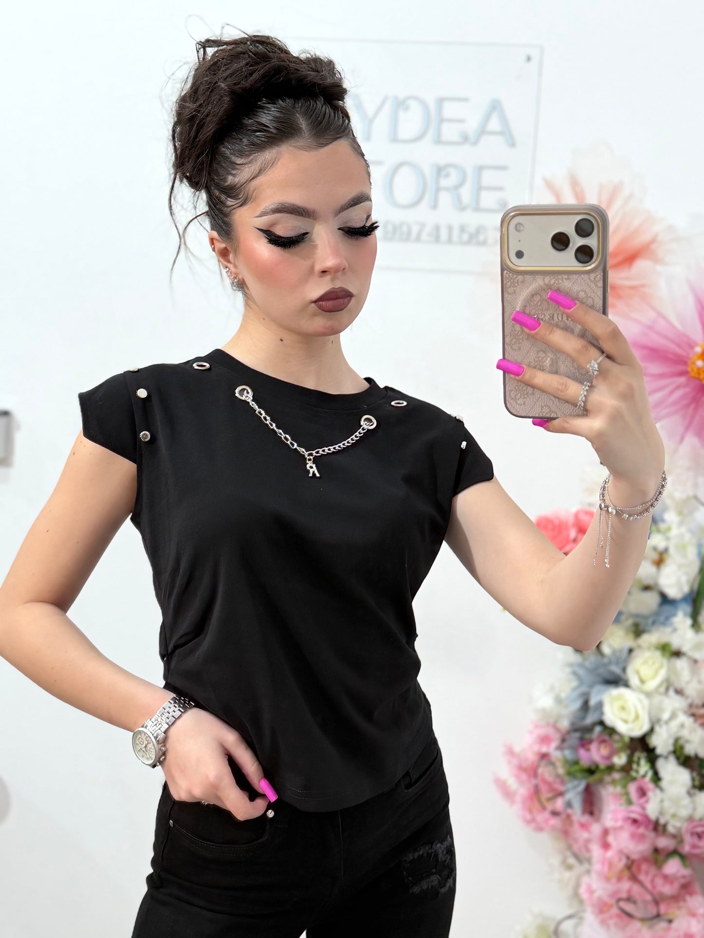 Tricou cu ținte si inițiala ROKIE