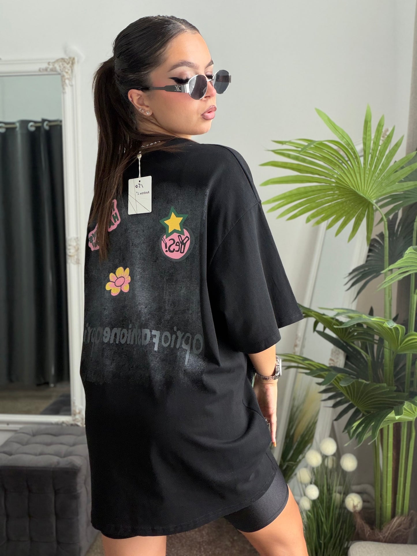 Tricou negru LOLYPOP