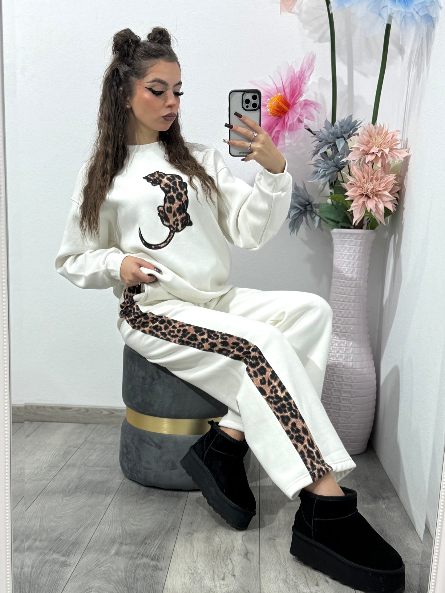 Compleu gros TIGER ALB