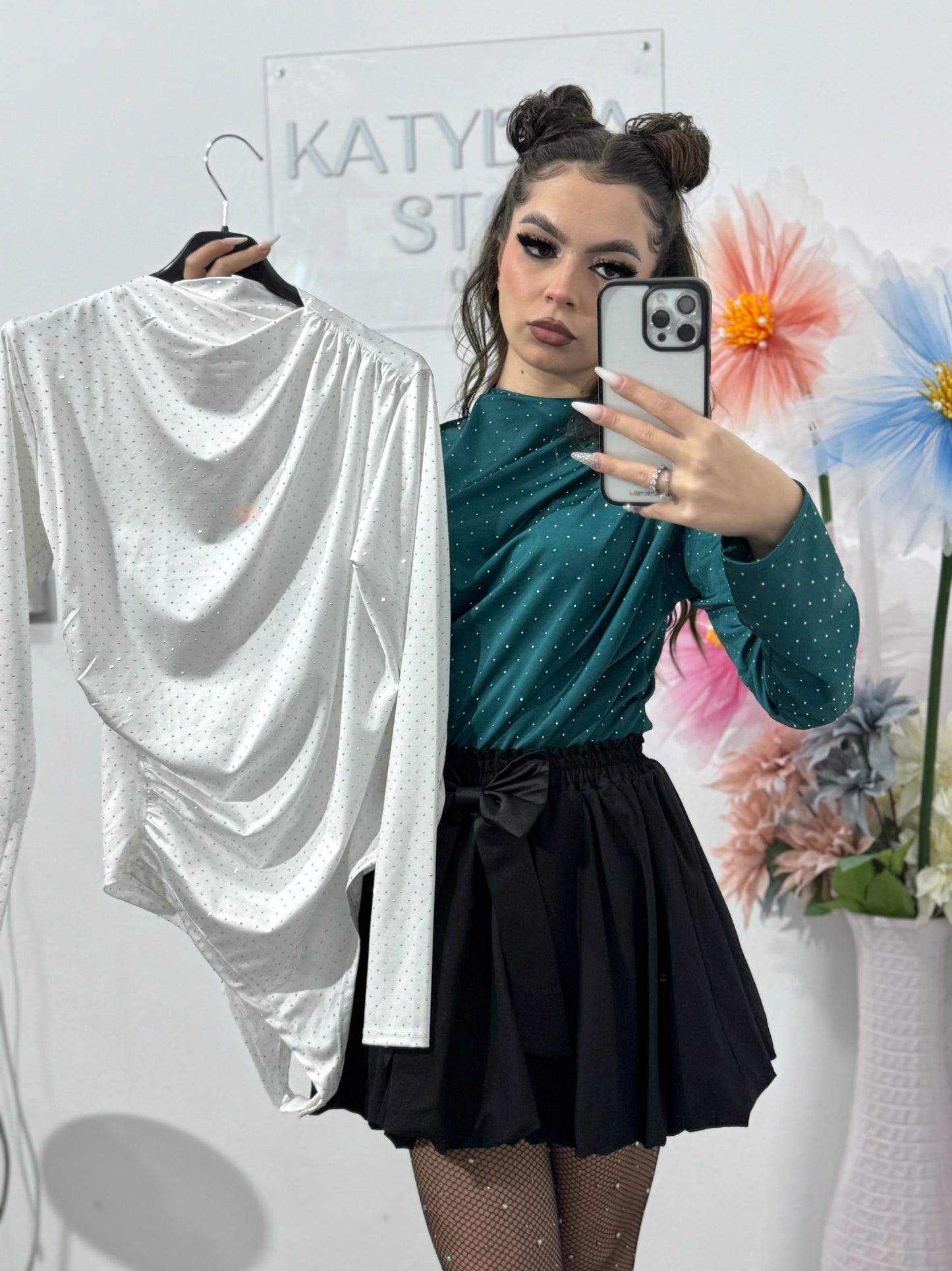 Body elegant cu cristale ștanțate IOANA