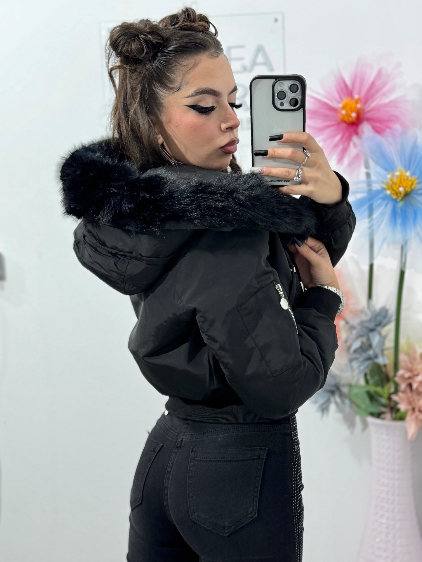 Geacă din fâș scurtă Roxanne