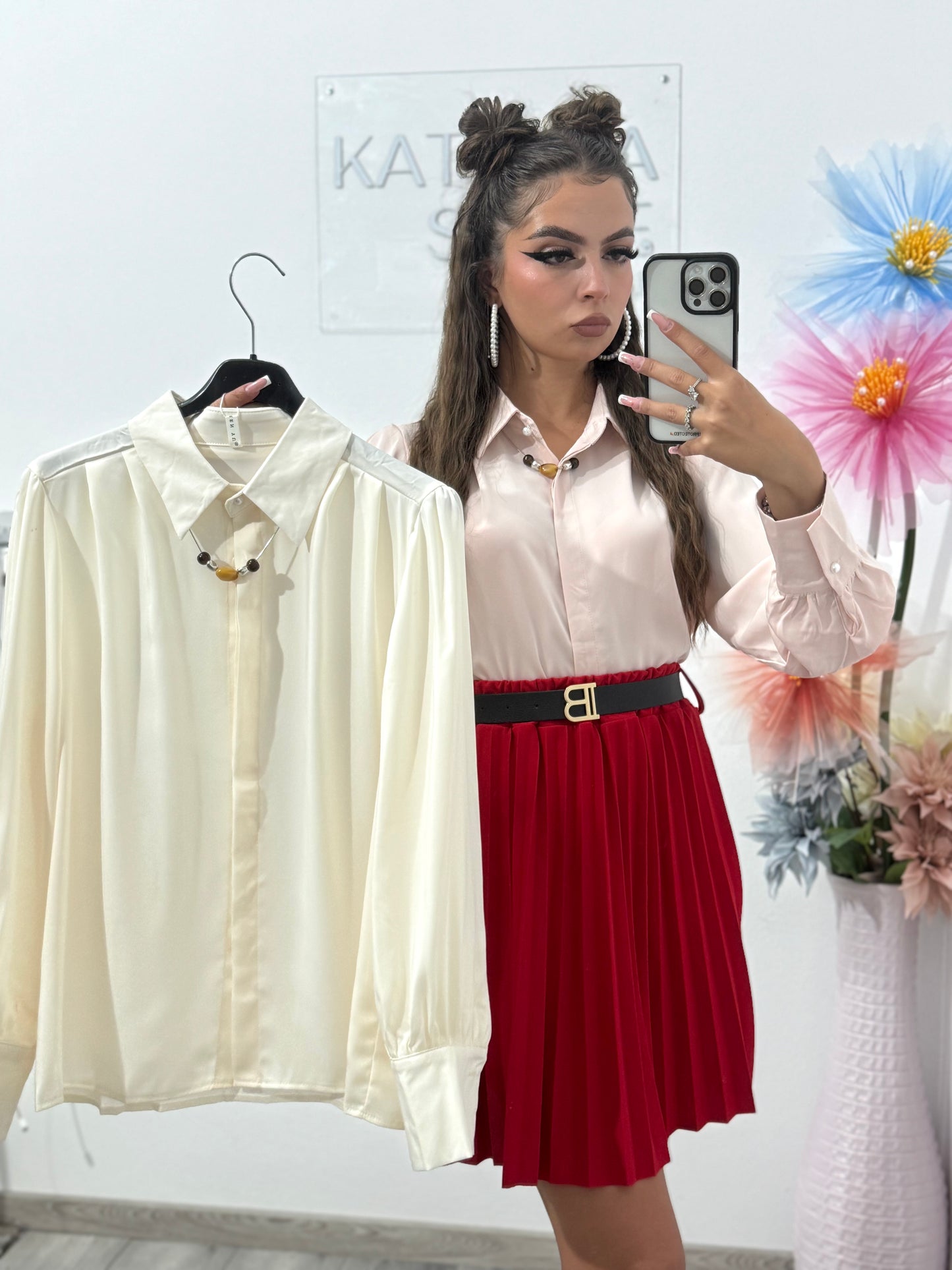 Cămașă damă satinata Alice