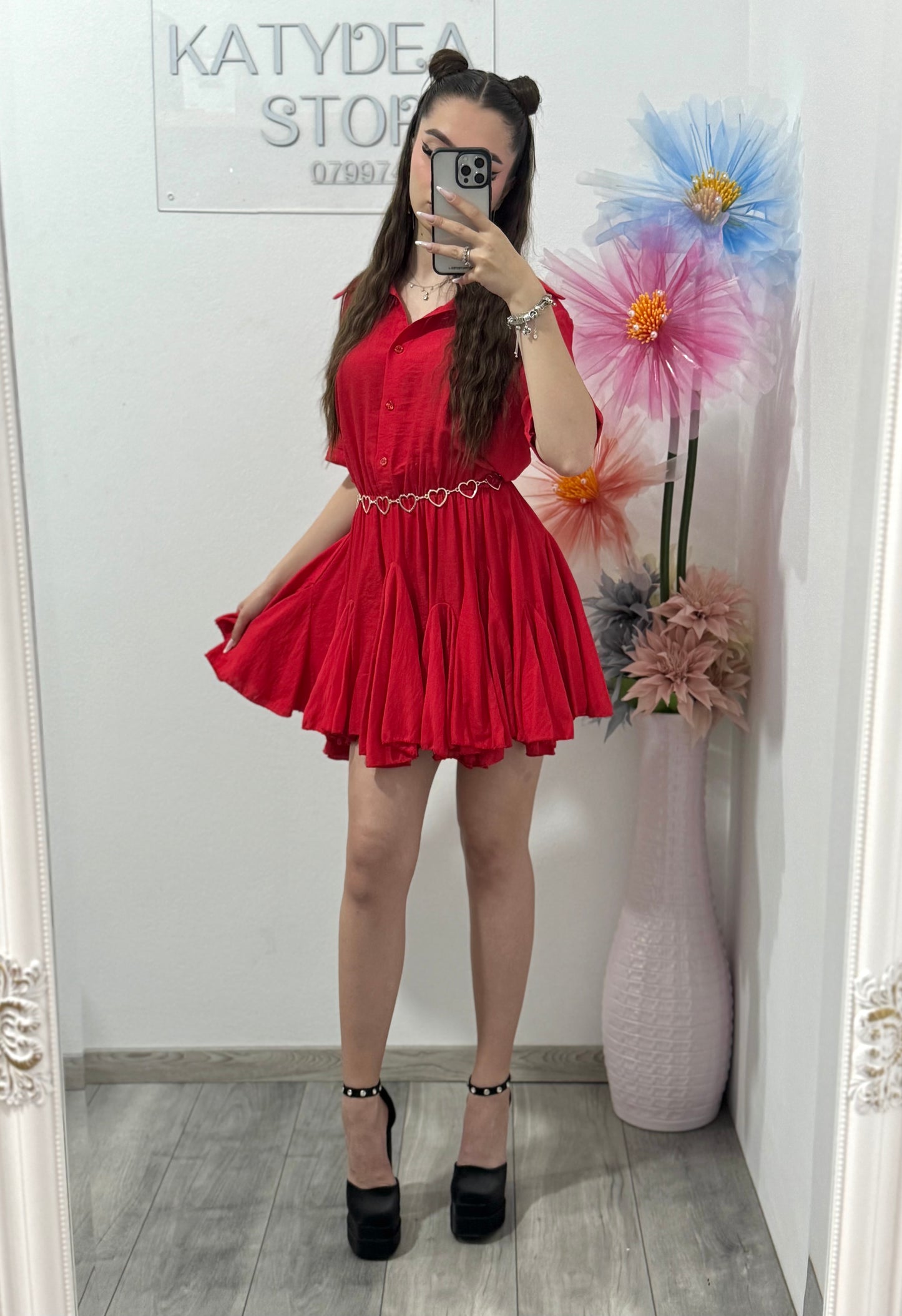 Rochie Monica roșie