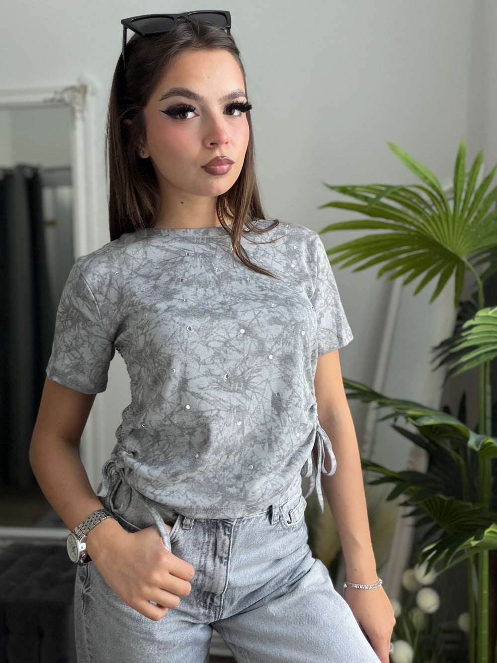 Tricou DEEA gri
