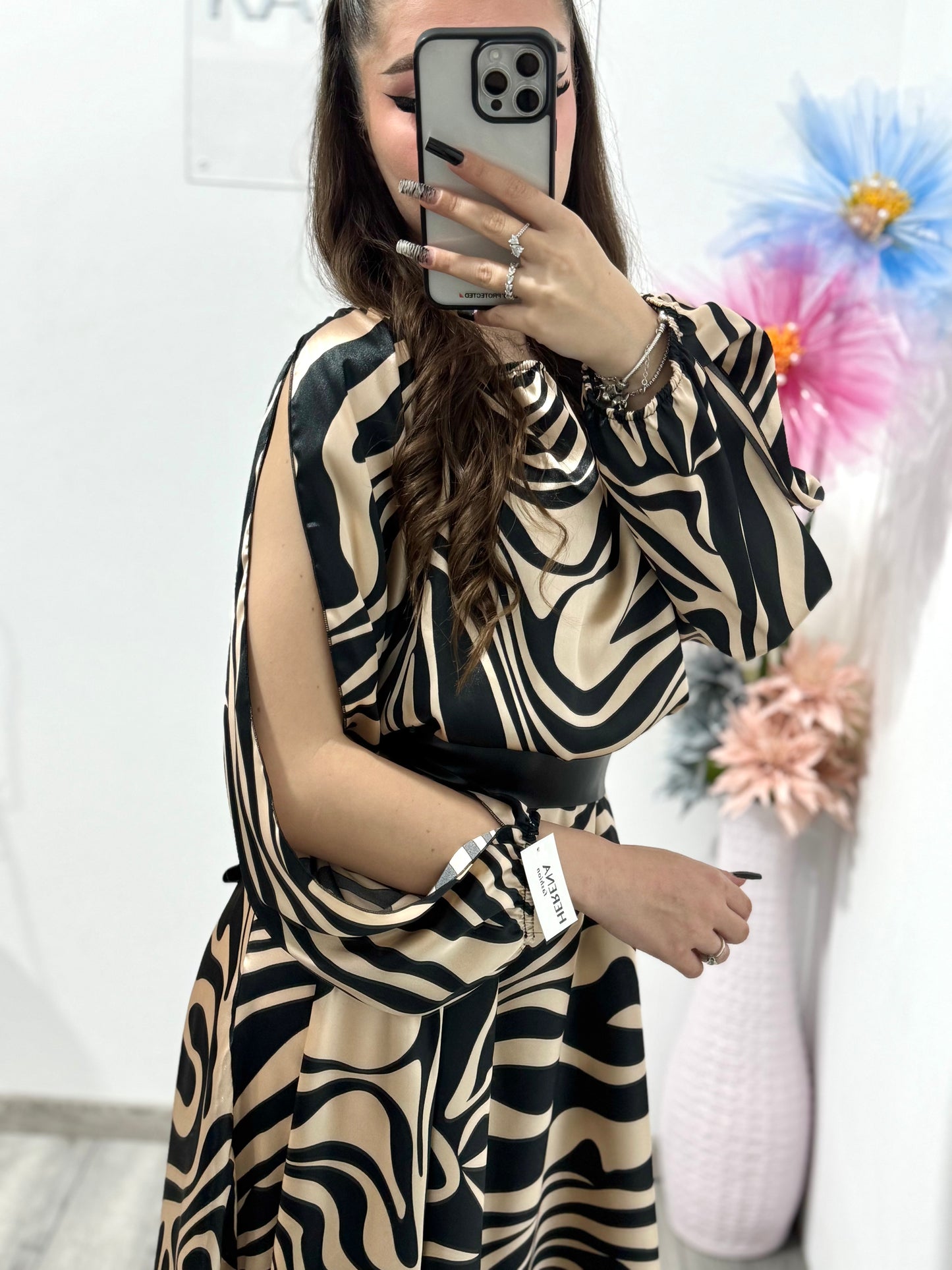 Rochie elegantă din satin Emily