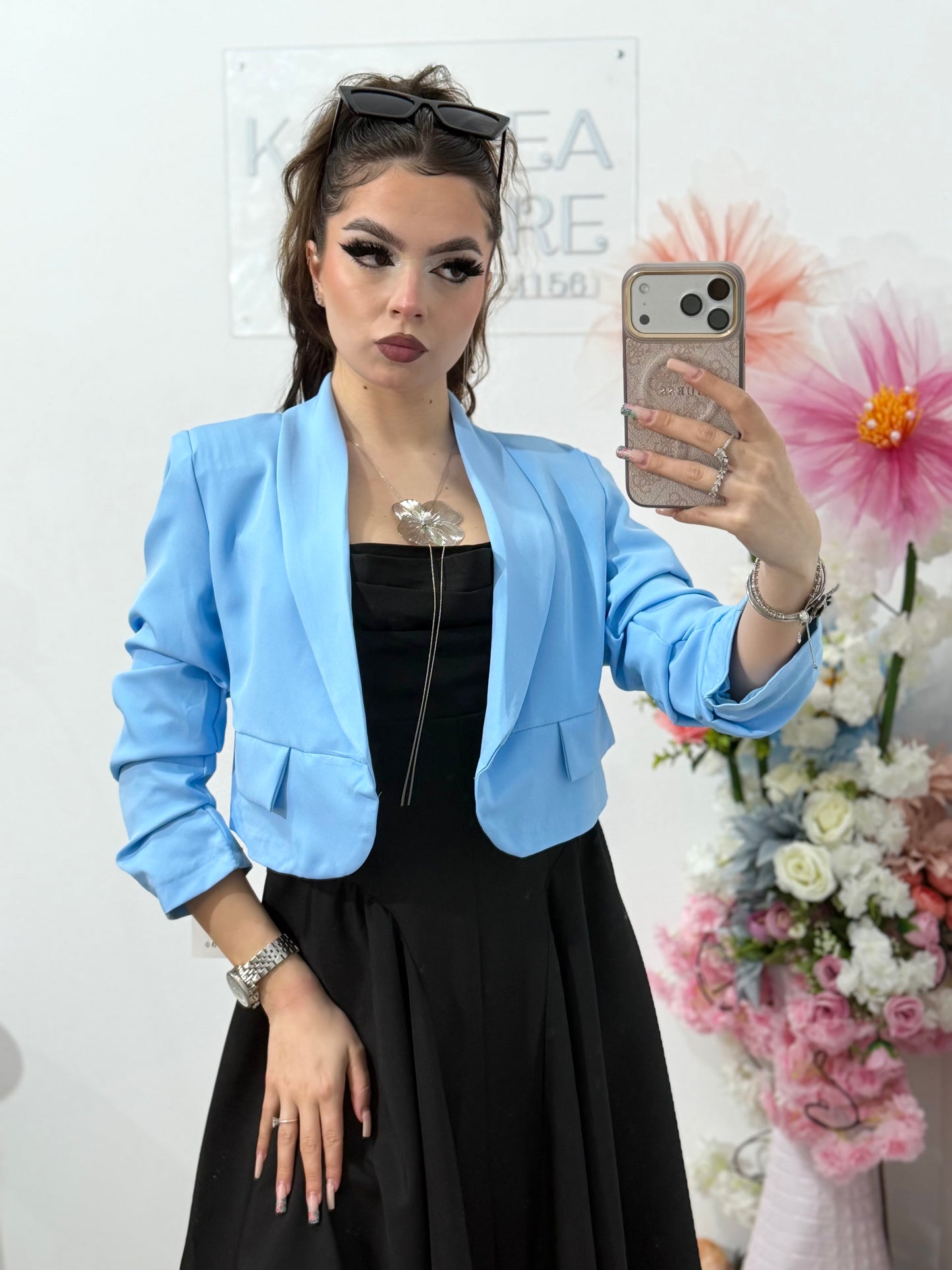 Sacou elegant blue MONIK