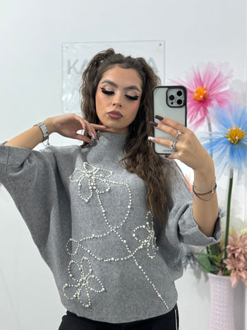 Bluză din tricot Pearls