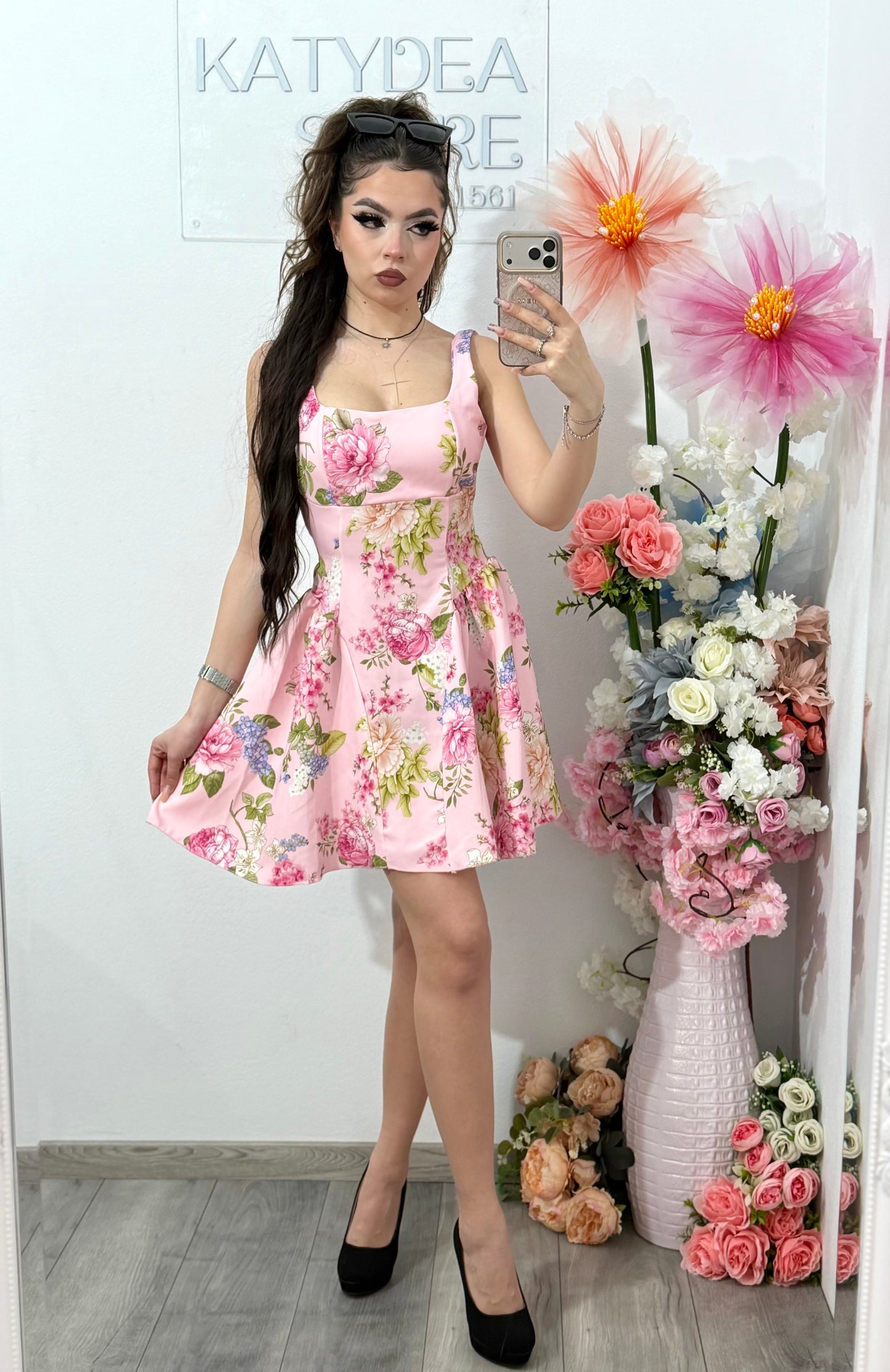 Rochie cu imprimeu floral VANESSA